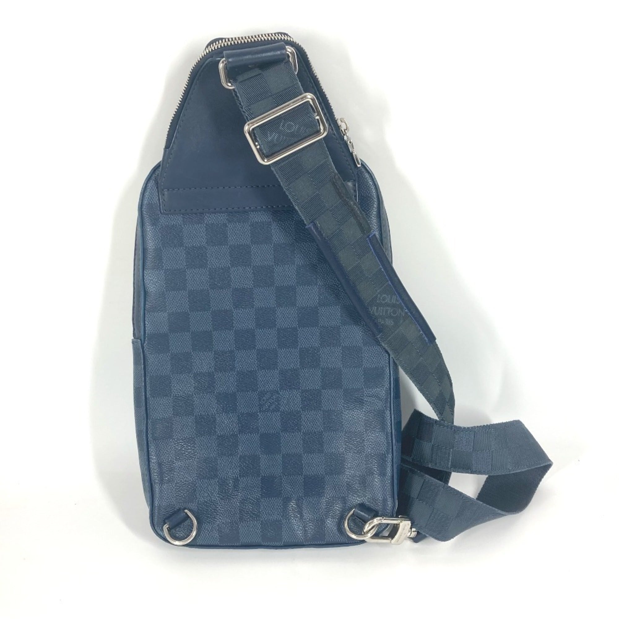 Louis Vuitton Damier Graphite Navy Damier Graphite Damier Infini Shoulder Bag Sling Bag (Pre-Owned)