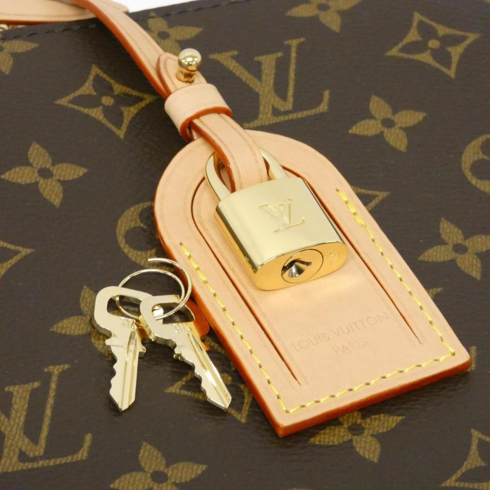 Louis Vuitton Marron Coated Canvas Handbag (Pre-Owned)