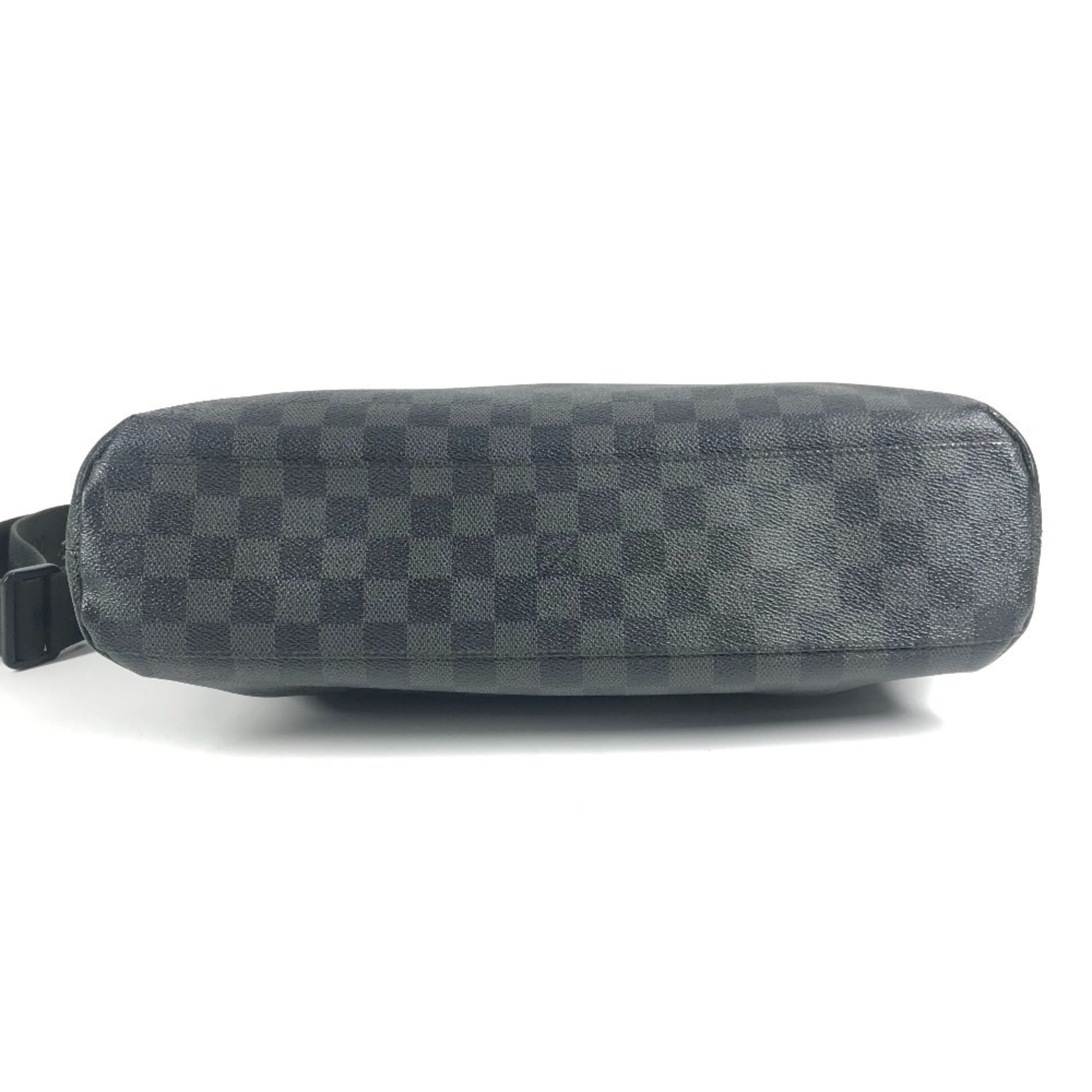 Louis Vuitton Black Galle Damier Graphite Shoulder Bag (Pre-Owned)