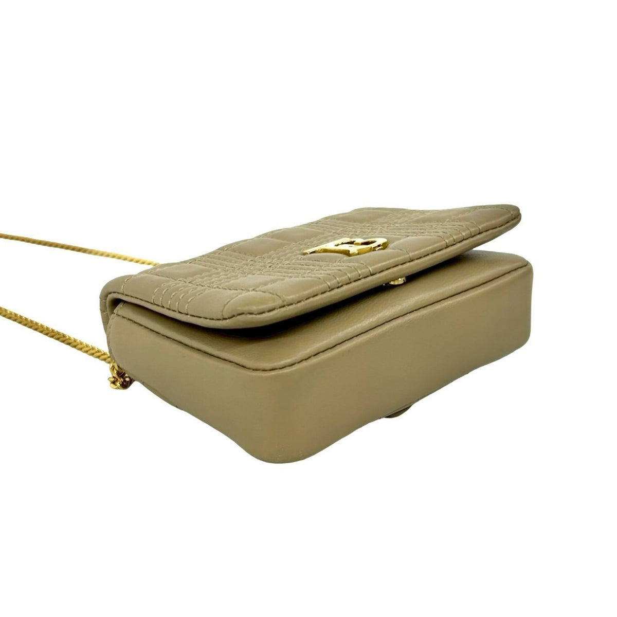 Burberry Beige Leather Pochette Shoulder Bag (Pre-Owned)