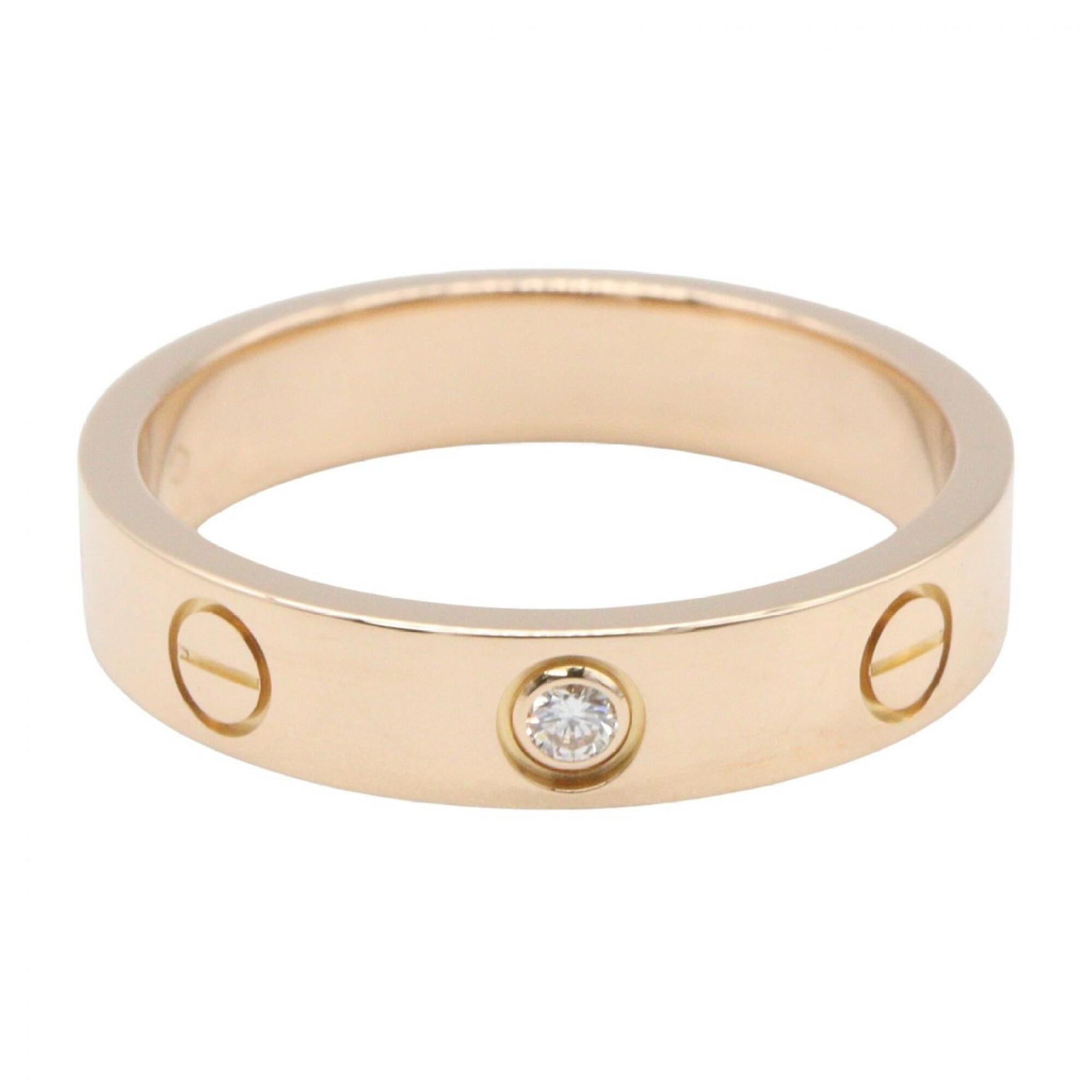 Cartier Gold Clear Pink Gold (18K) Band Ring (Pre-Owned)