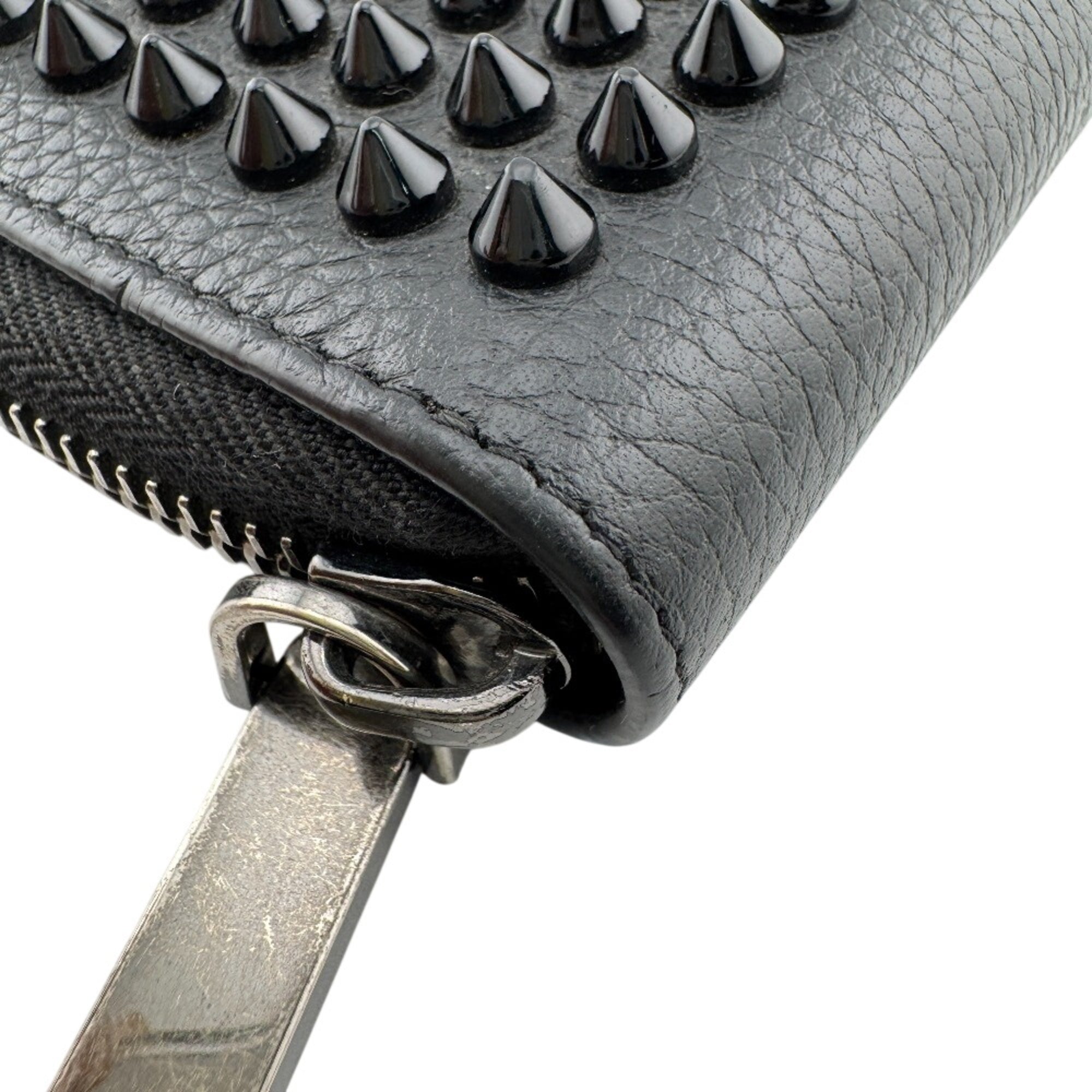 Christian Louboutin Black Leather Wallet (Bi-Fold) (Pre-Owned)