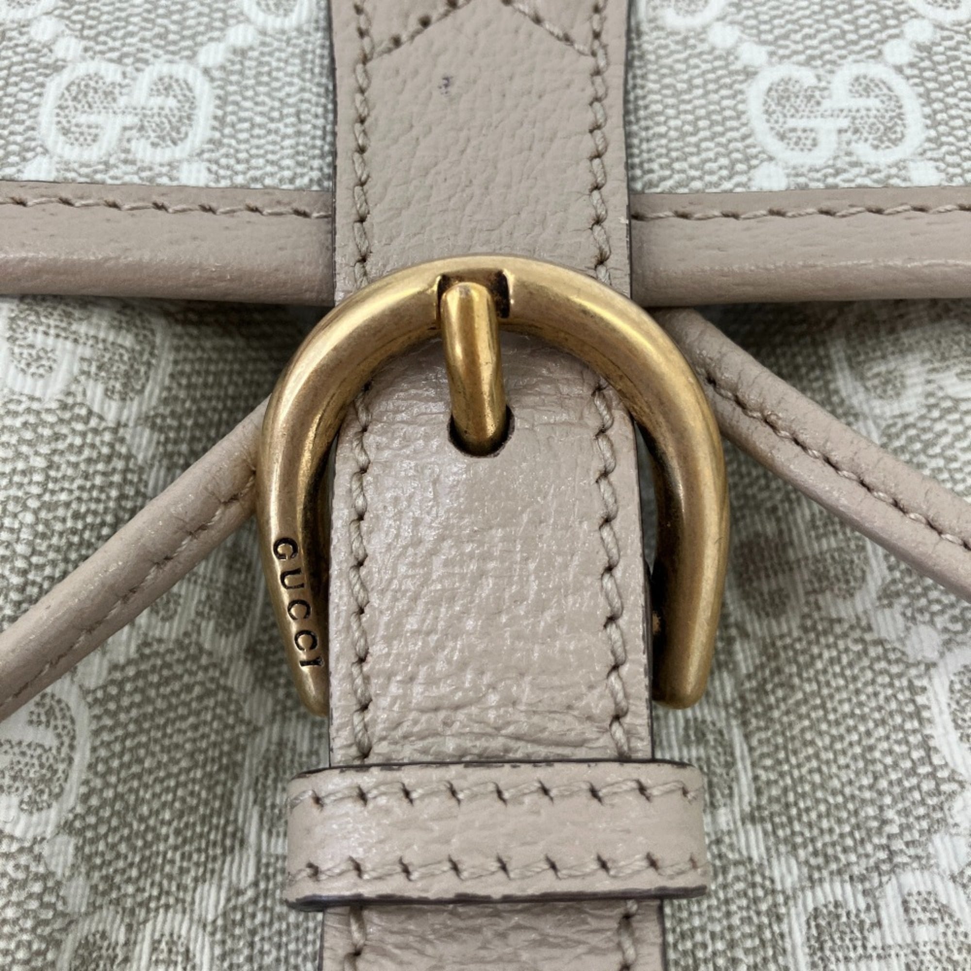 Gucci Gray Grayish Backpack (Pre-Owned)