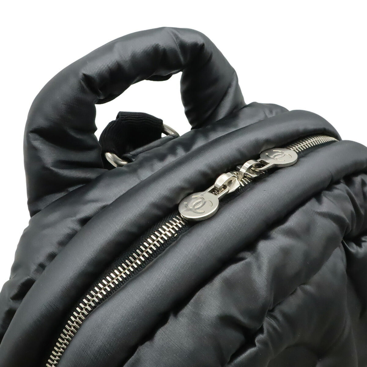 Chanel Black Nylon Backpack (Pre-Owned)