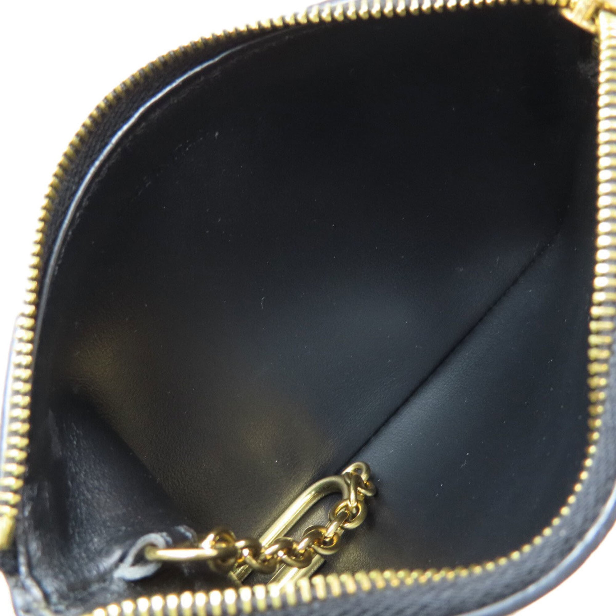 Celine Black Leather Coin Purse/Coin Case (Pre-Owned)