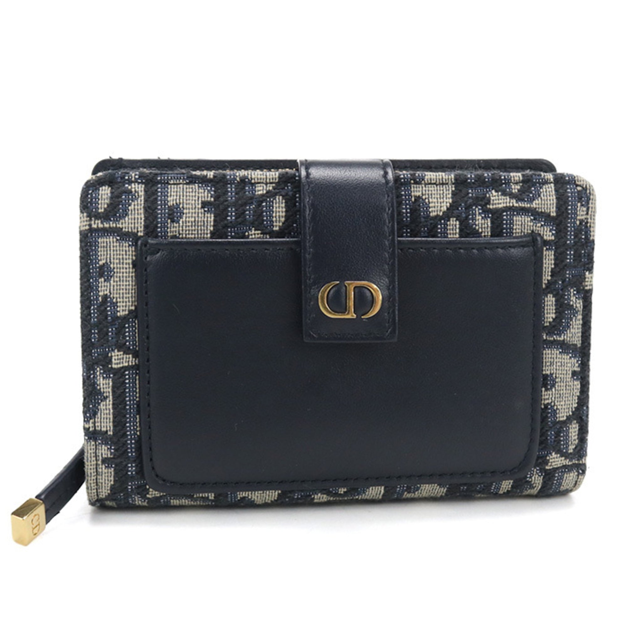 Christian Dior Navy Wallet (Bi-Fold) (Pre-Owned)