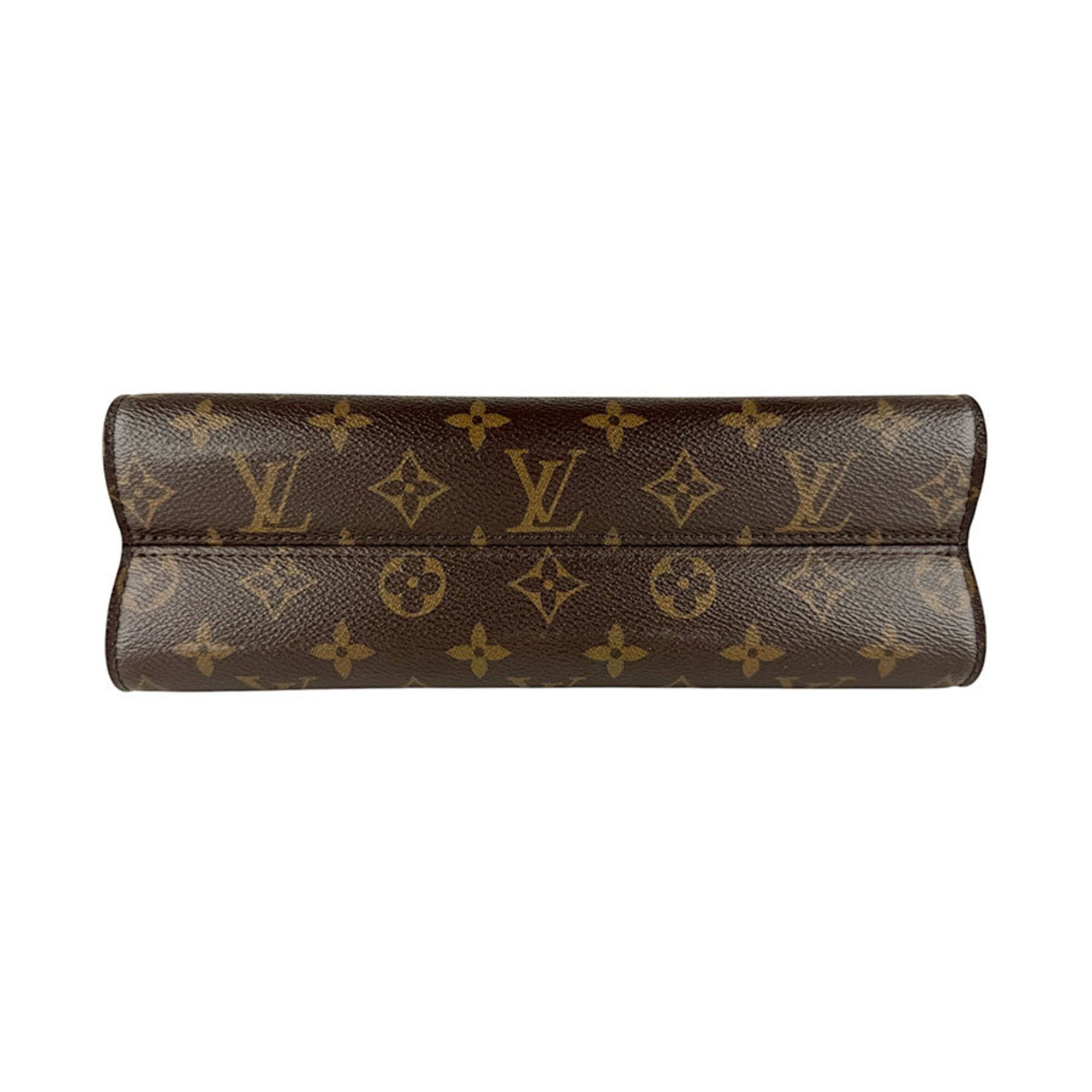 Louis Vuitton Brown Monogram Red Color Monogram Shoulder Bag (Pre-Owned)