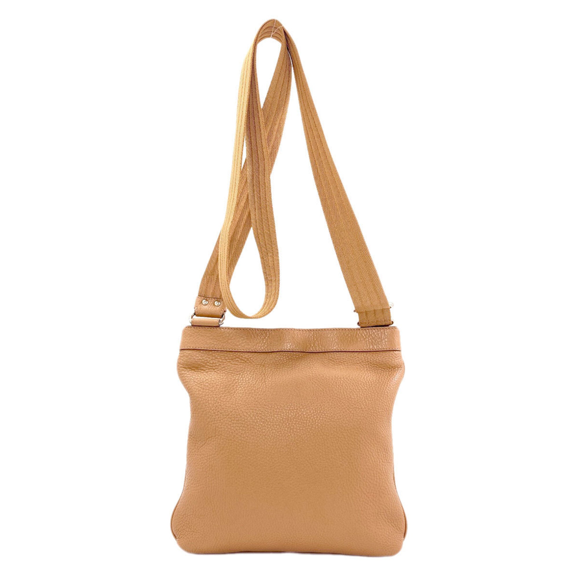 Salvatore Ferragamo Brown Leather Shoulder Bag (Pre-Owned)