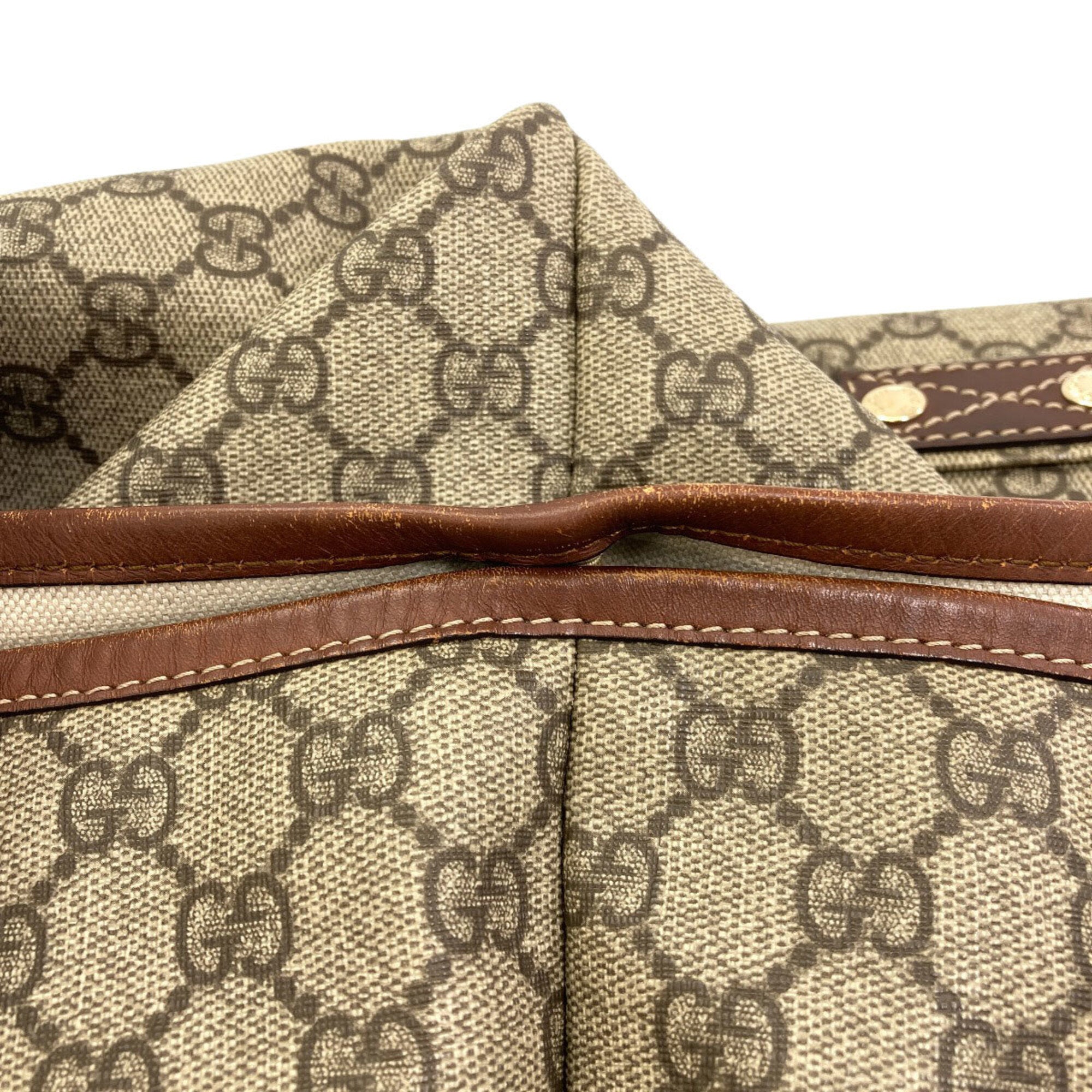 Gucci Brown Pvc Tote Bag (Pre-Owned)