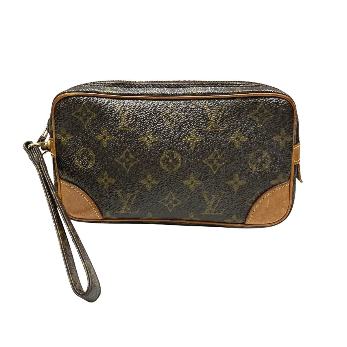 Louis Vuitton Monogram Brown Monogram Clutch Bag (Pre-Owned)