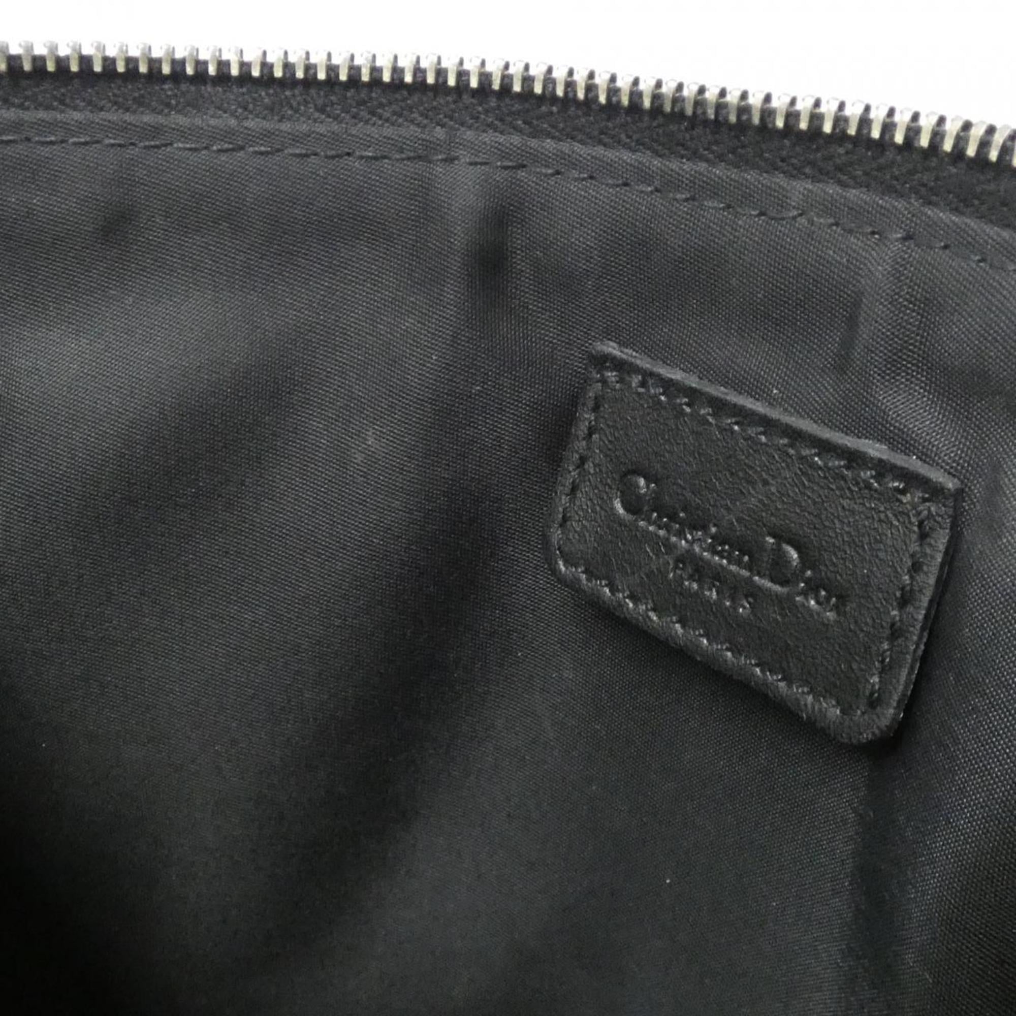 Christian Dior Black Canvas Shoulder Bag (Pre-Owned)