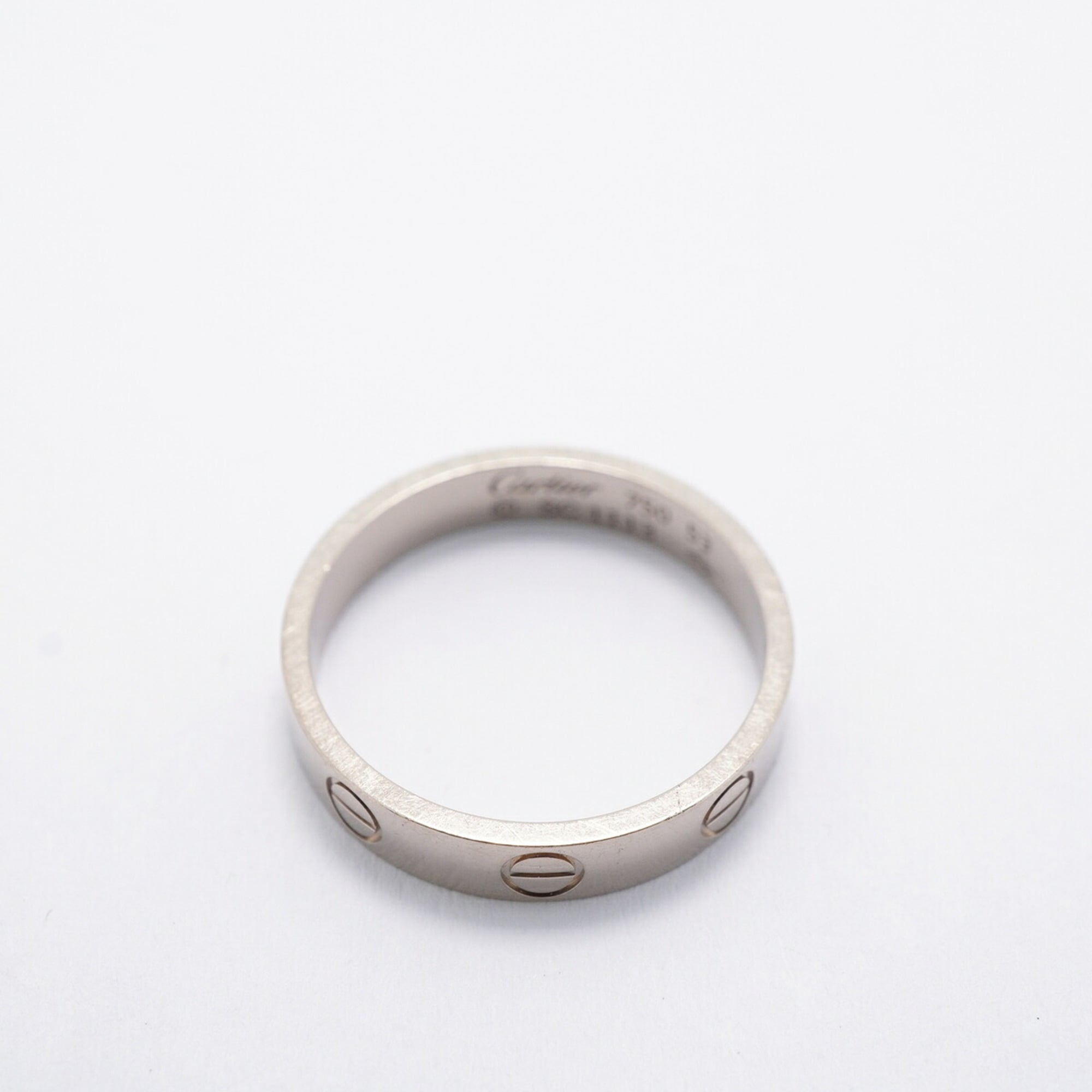 Cartier White Gold (18K) Band Ring (Pre-Owned)