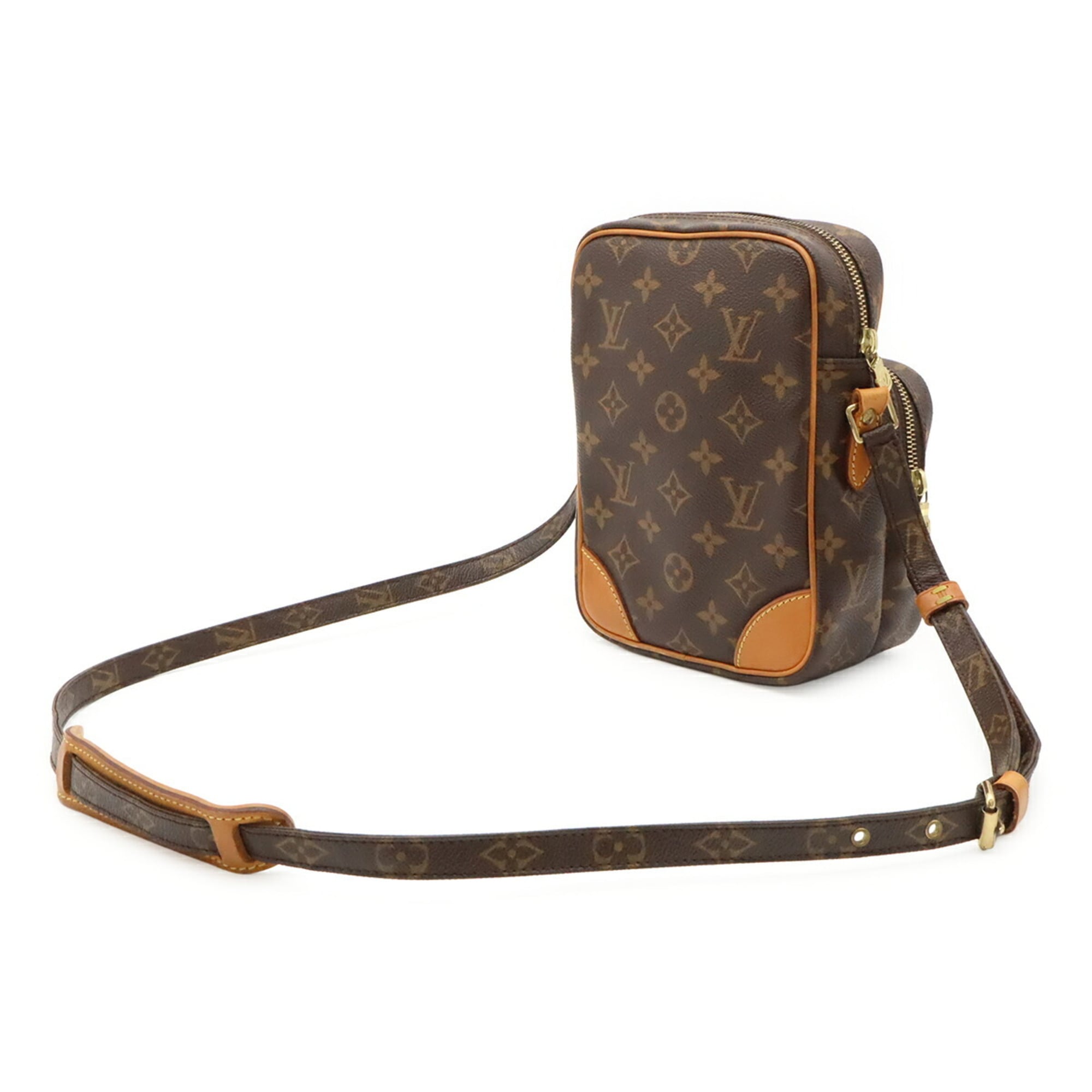 Louis Vuitton Brown Monogram Canvas Pochette Shoulder Bag (Pre-Owned)