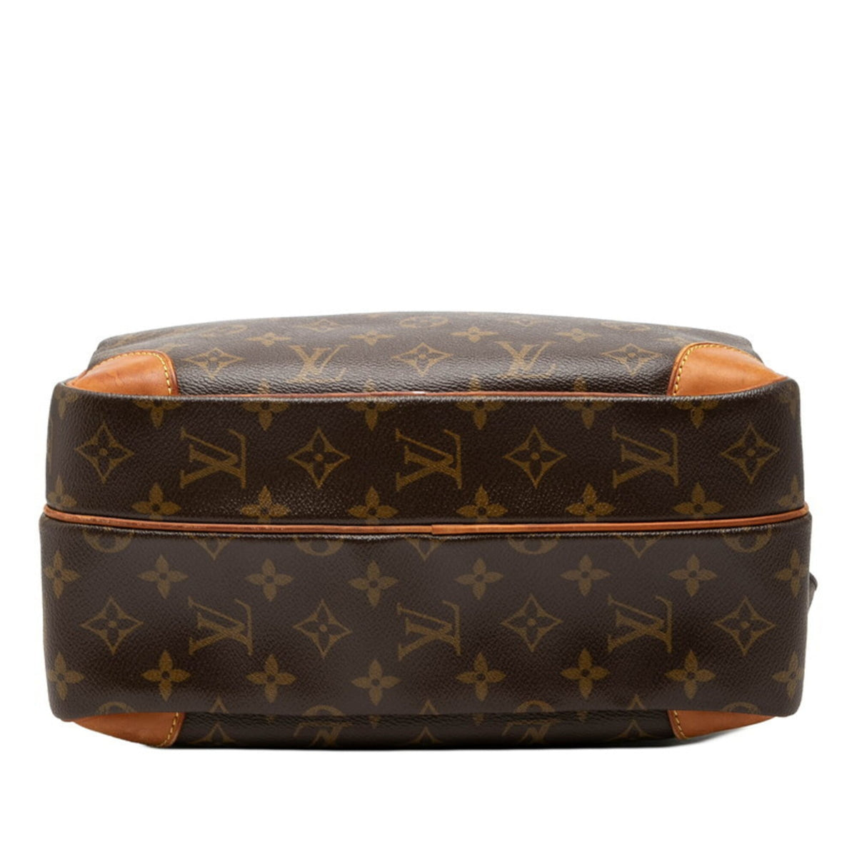 Louis Vuitton Brown Pvc Leather Messenger Bag Shoulder Bag (Pre-Owned)