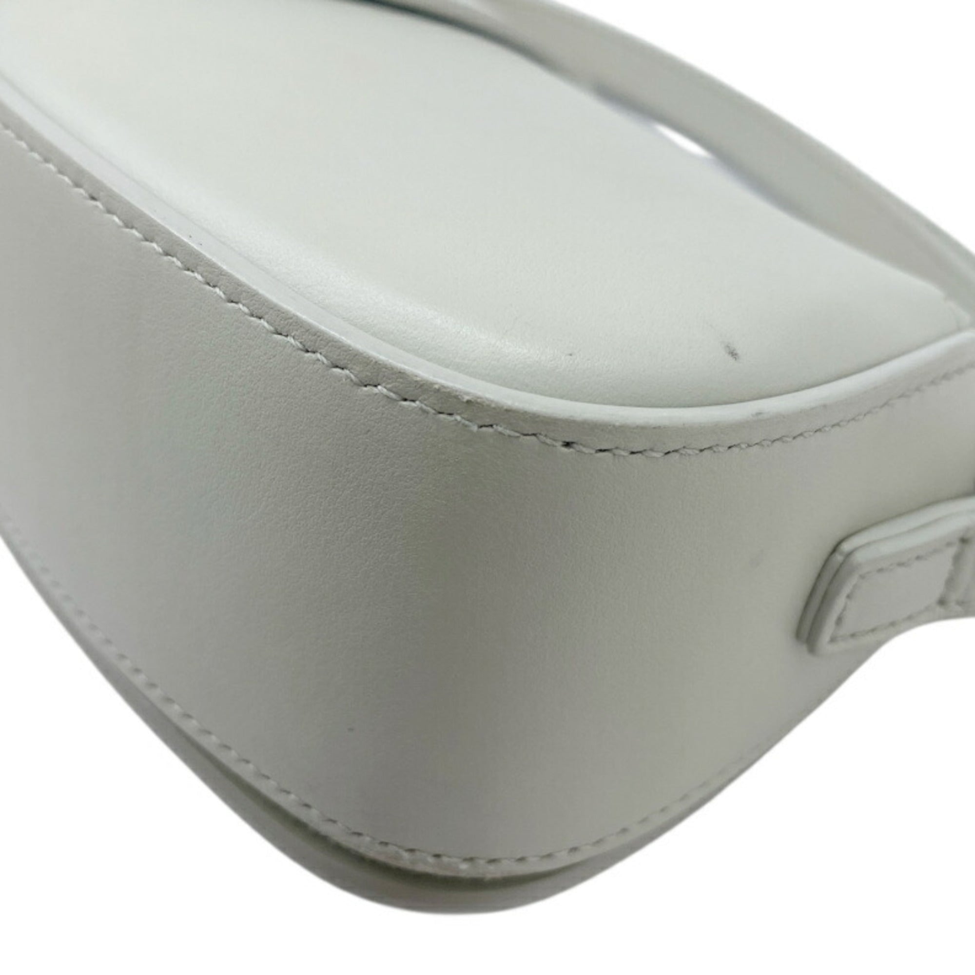 Celine Light Gray Leather Handbag (Pre-Owned)