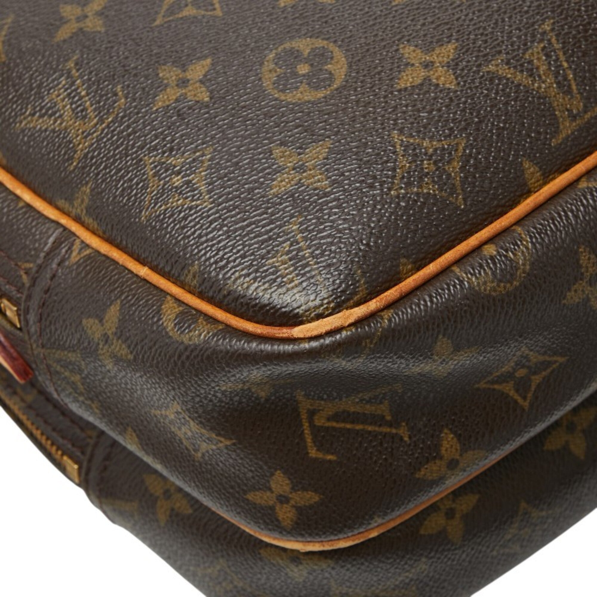 Louis Vuitton Brown Pvc Leather Shoulder Bag (Pre-Owned)