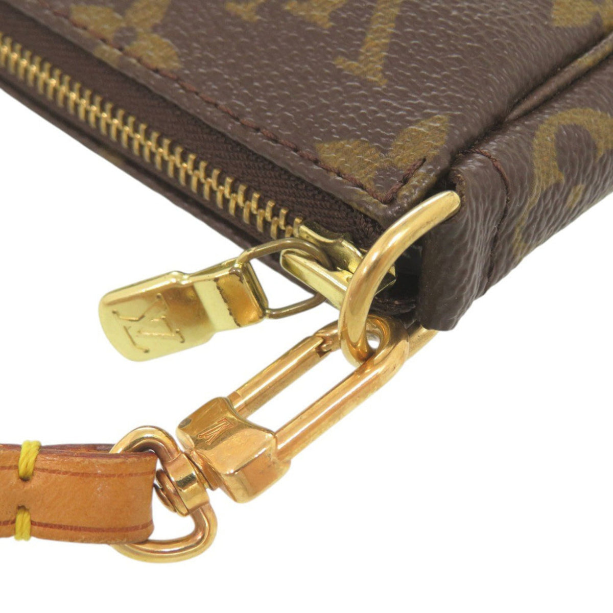 Louis Vuitton Brown Monogram Monogram Handbag Pochette Pouch (Pre-Owned)