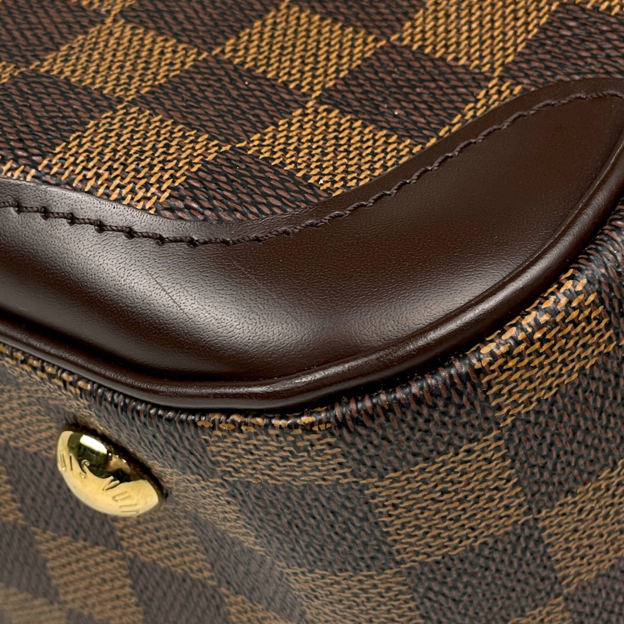 Louis Vuitton Brown Damier Canvas Handbag Shoulder Bag Tote Bag (Pre-Owned)