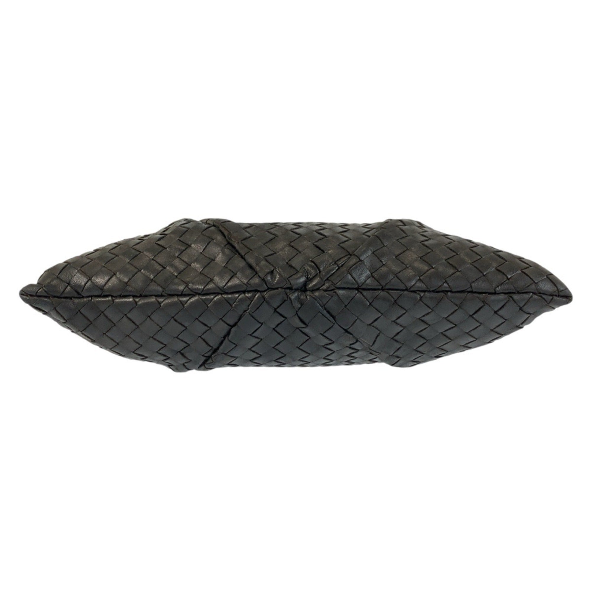Bottega Veneta Black Leather Shoulder Bag (Pre-Owned)