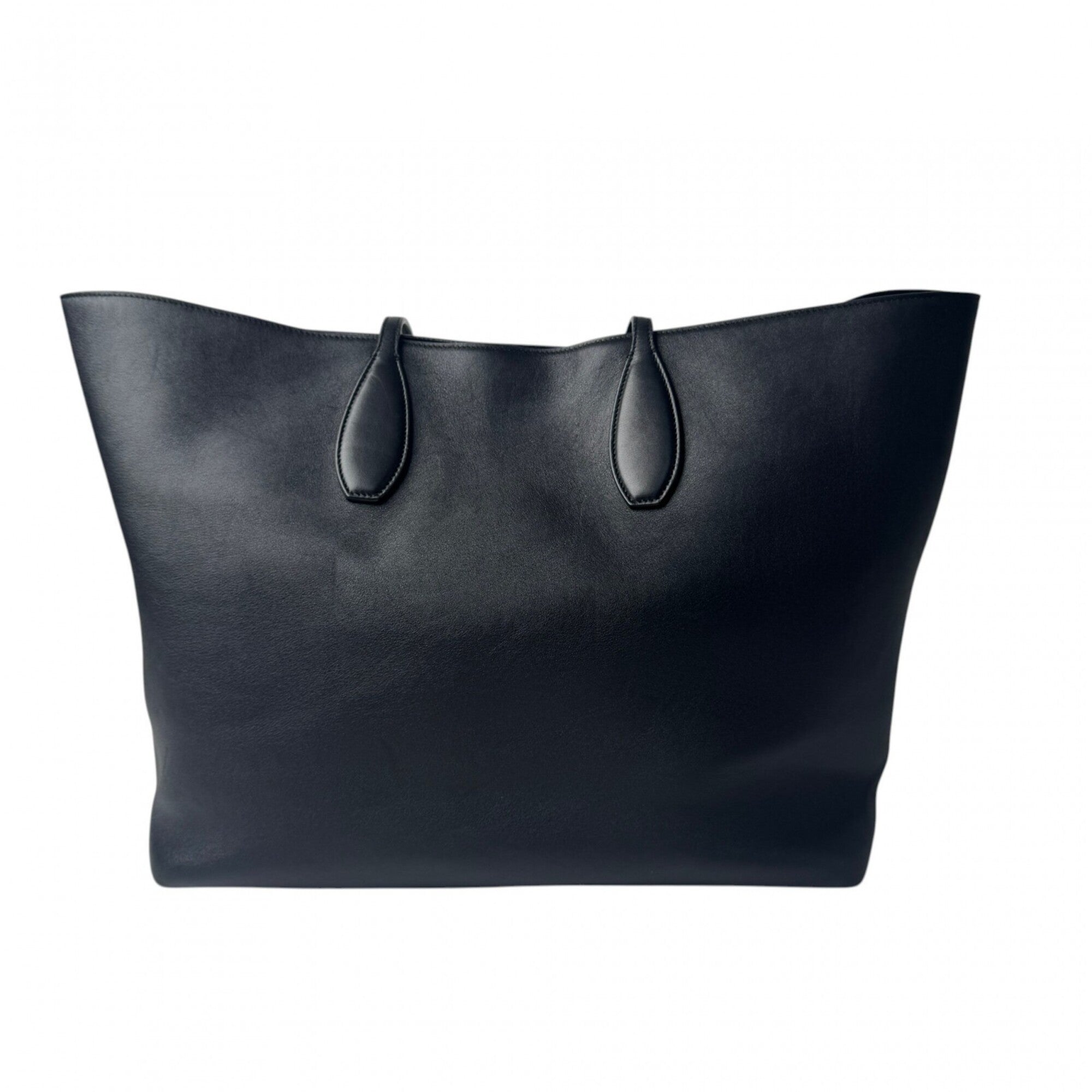 Salvatore Ferragamo Black Leather Tote Bag (Pre-Owned)