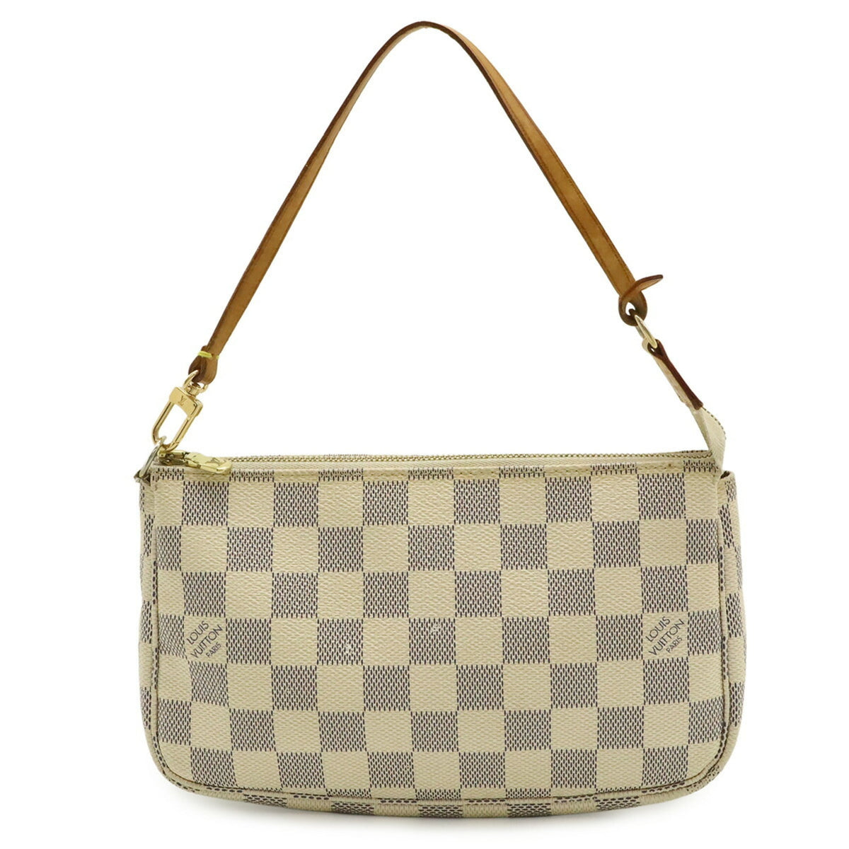 Louis Vuitton Damier Azur Ivory Damier Azur Handbag Pochette (Pre-Owned)
