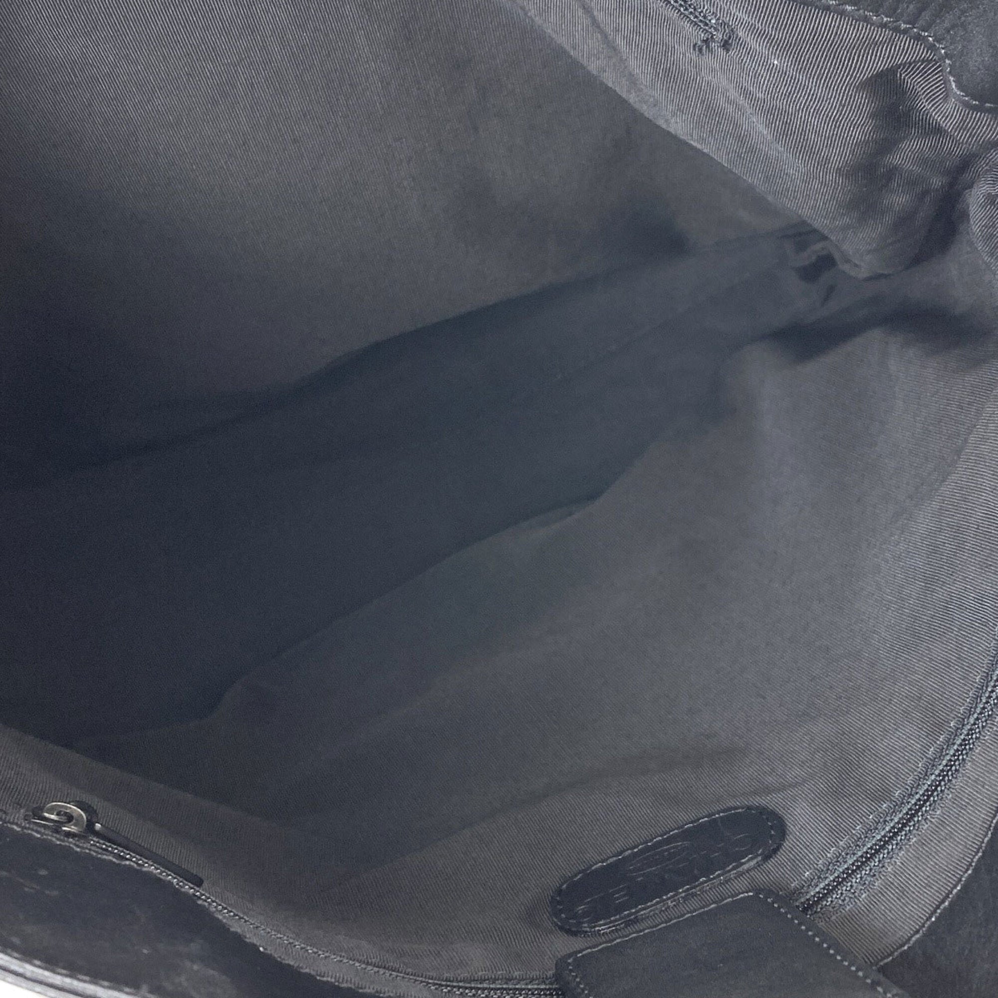 Chanel Black Leather Tote Bag (Pre-Owned)