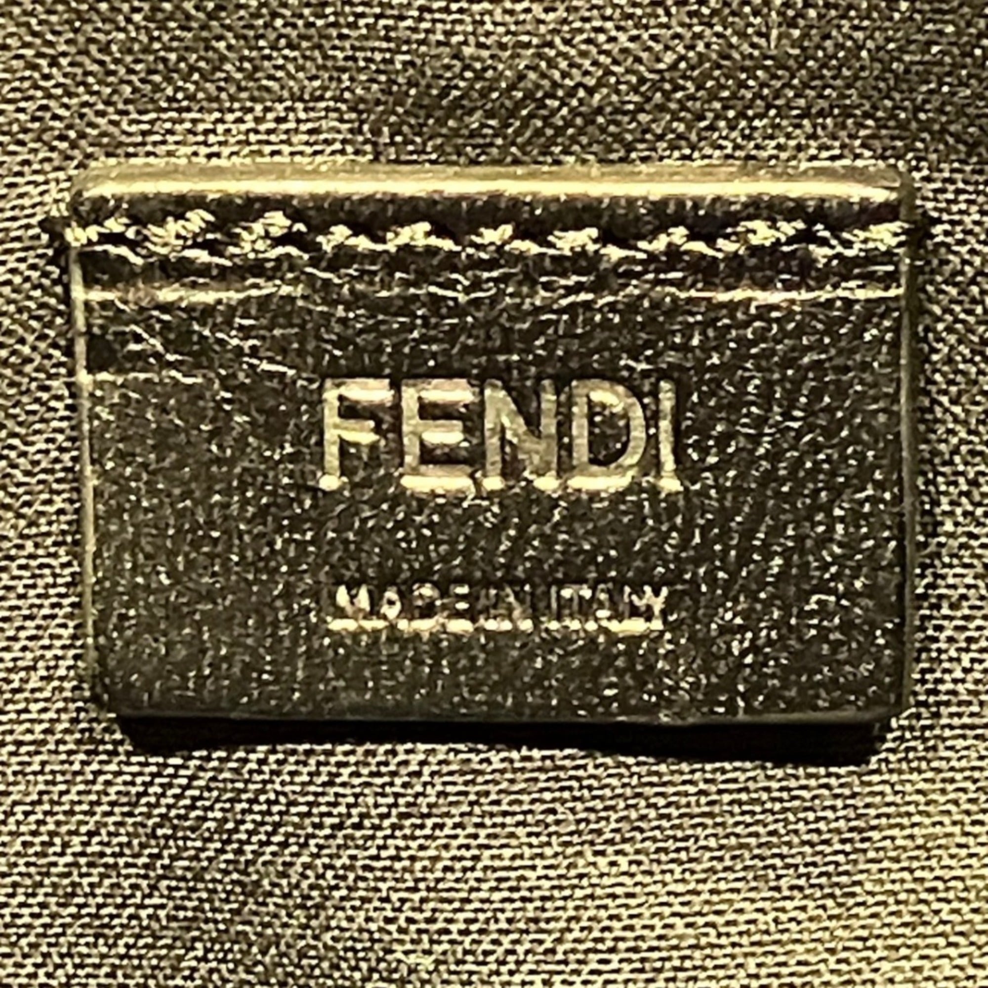 Fendi Blue Leather Clutch Bag Pochette (Pre-Owned)