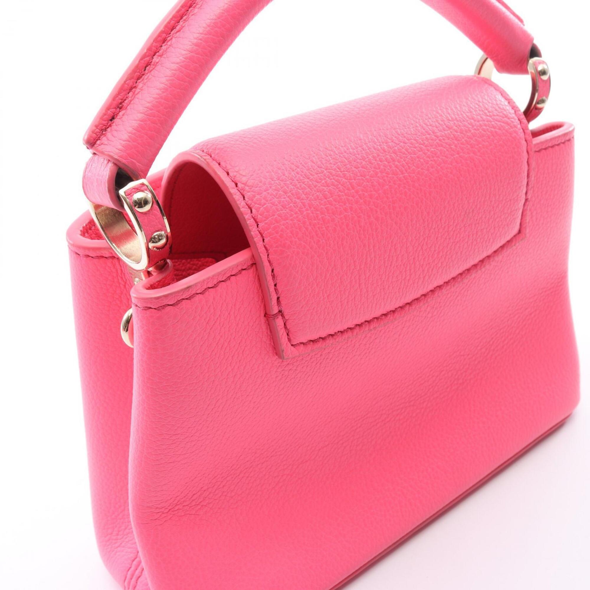 Louis Vuitton Pink Leather Handbag (Pre-Owned)