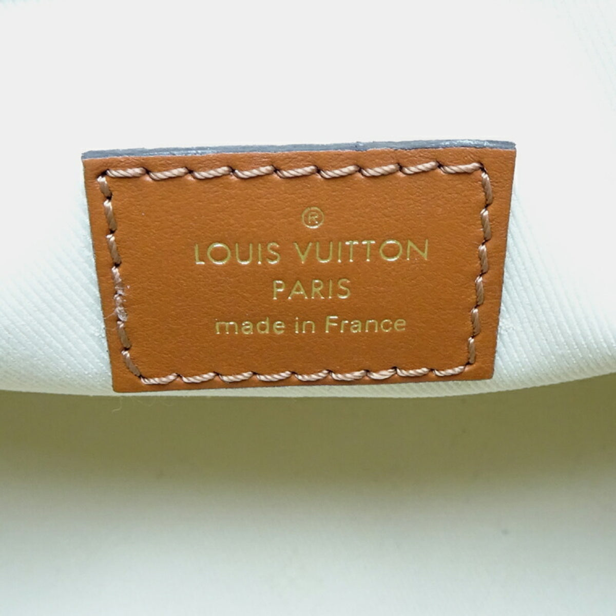 Louis Vuitton Brown White Monogram Handbag (Pre-Owned)