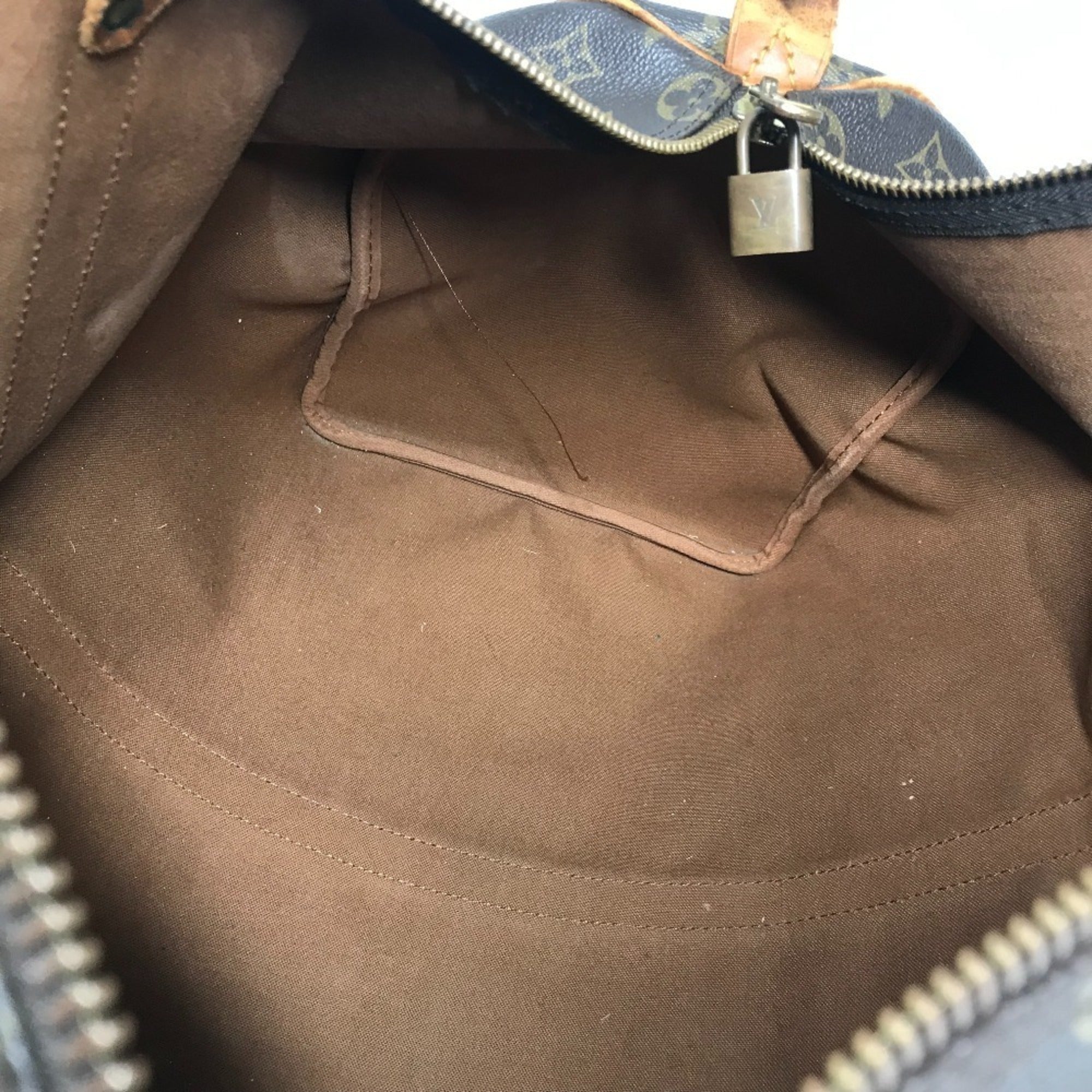 Louis Vuitton Brown Monogram Canvas Boston Bag Handbag (Pre-Owned)