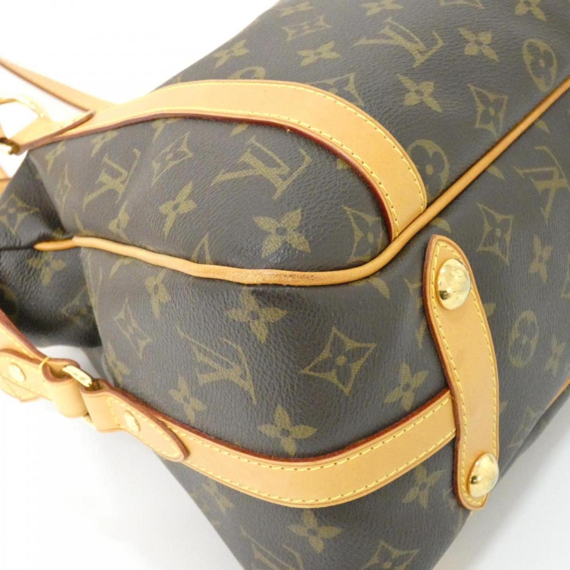 Louis Vuitton Marron Coated Canvas Shoulder Bag (Pre-Owned)