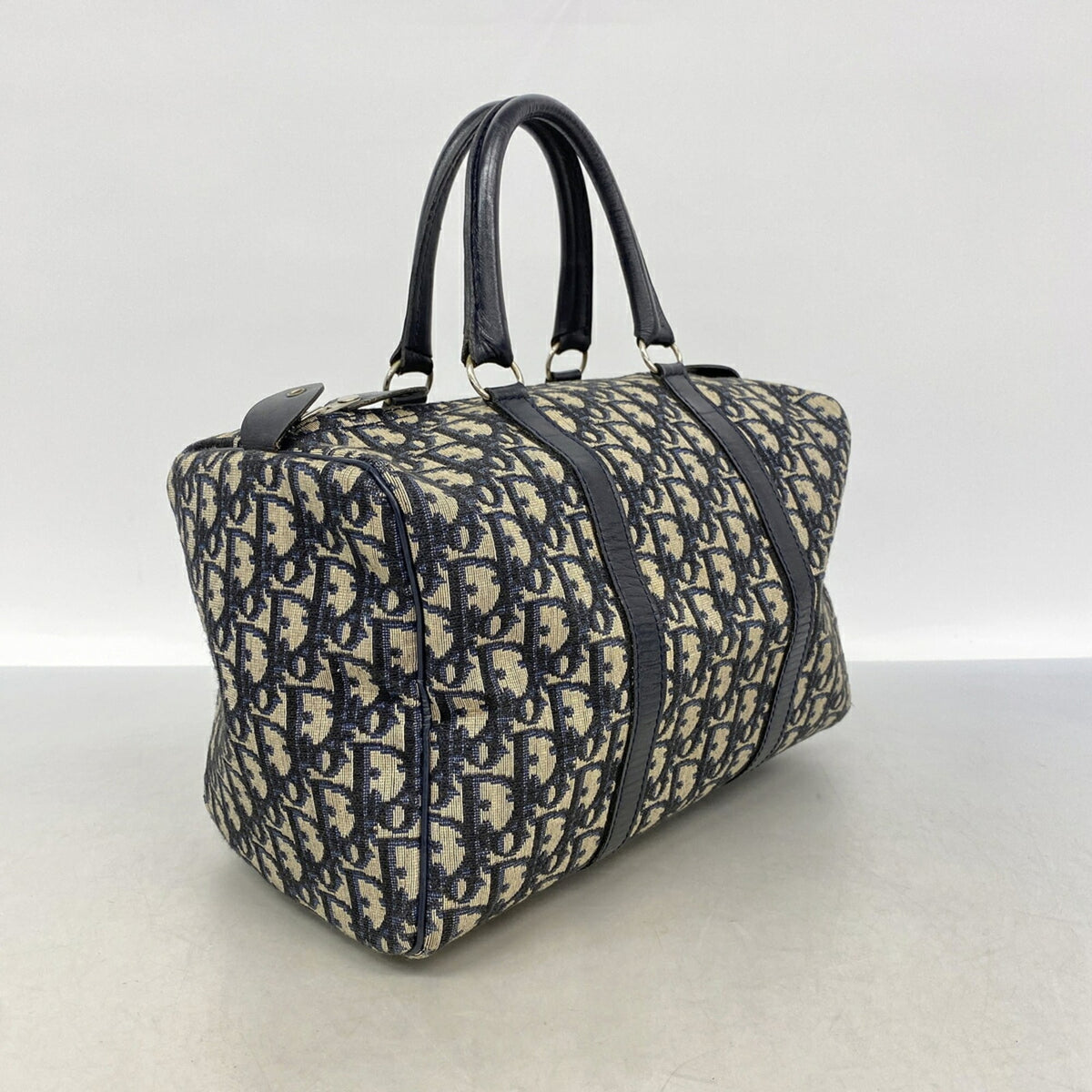 Christian Dior Navy Canvas Handbag (Pre-Owned)