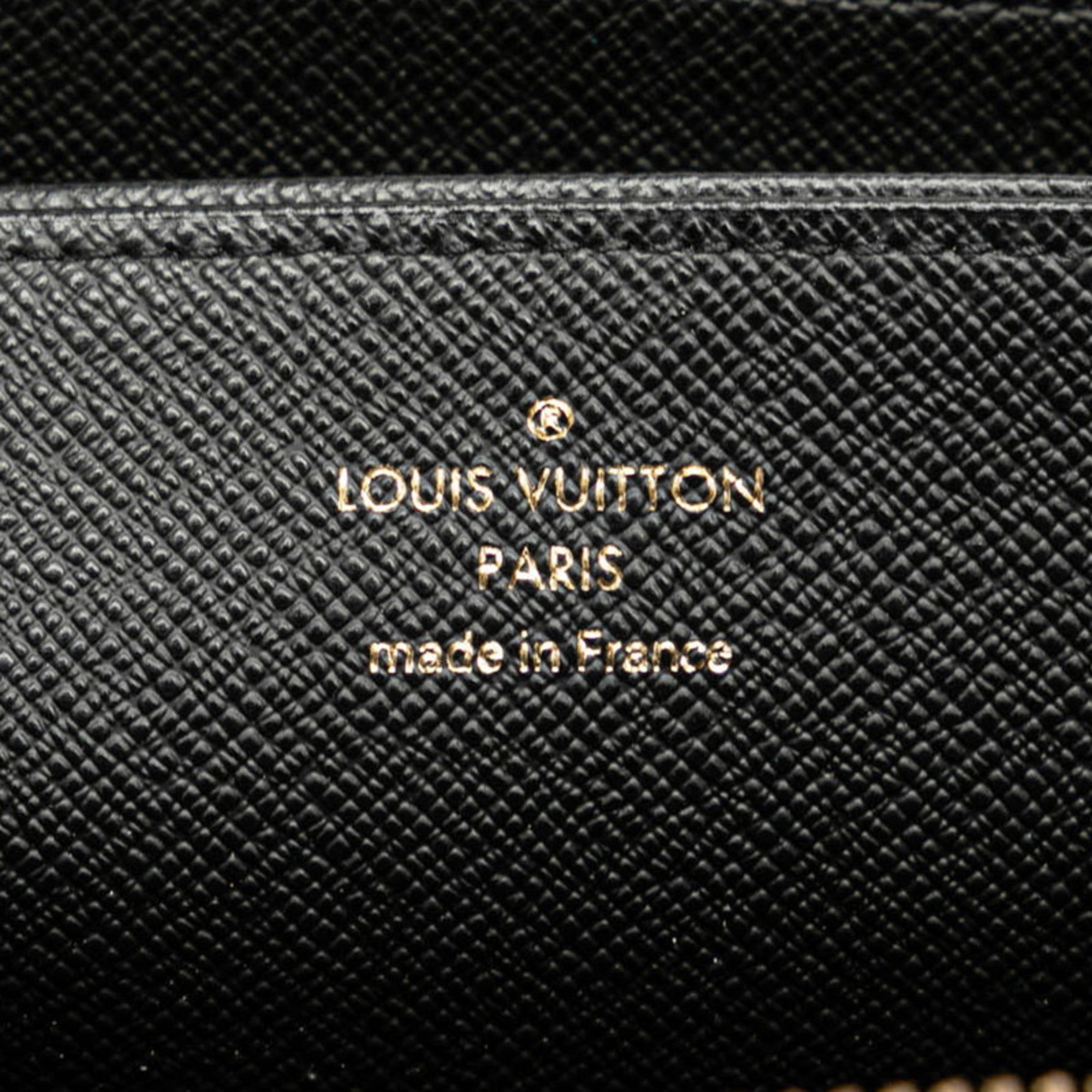 Louis Vuitton Brown Pvc Leather Long Wallet (Bi-Fold) (Pre-Owned)