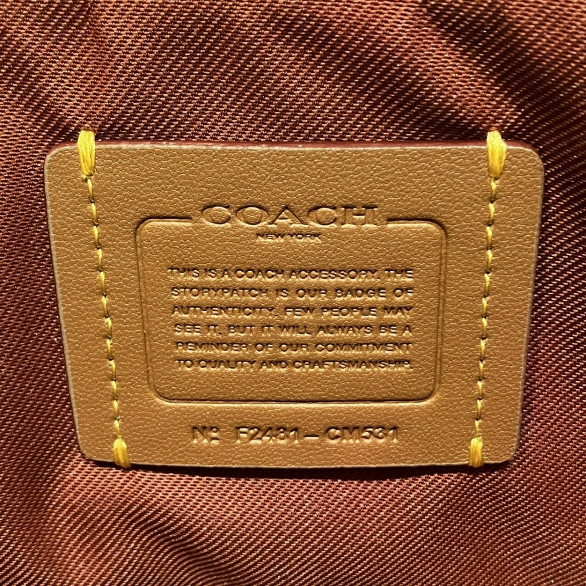 Coach Wine Leather Handbag (Pre-Owned)