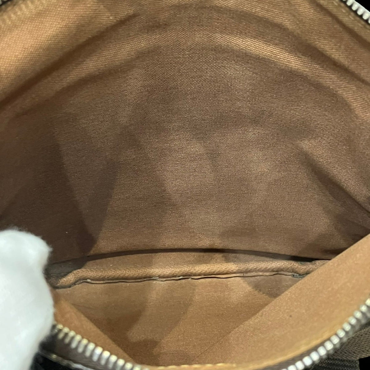 Louis Vuitton Brown Coated Canvas Pochette Shoulder Bag (Pre-Owned)