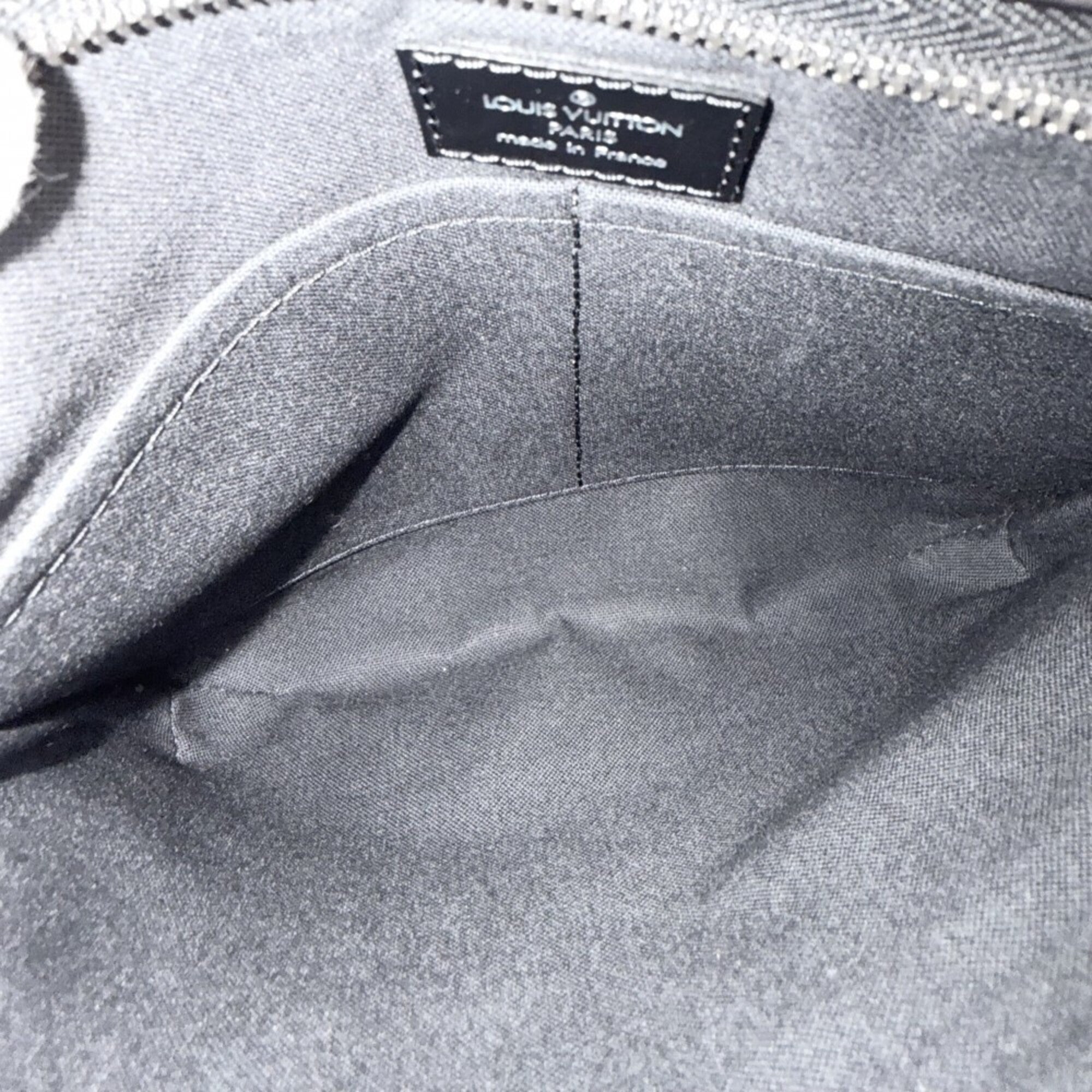 Louis Vuitton Black Damier Graphite Damier Graphite Shoulder Bag (Pre-Owned)