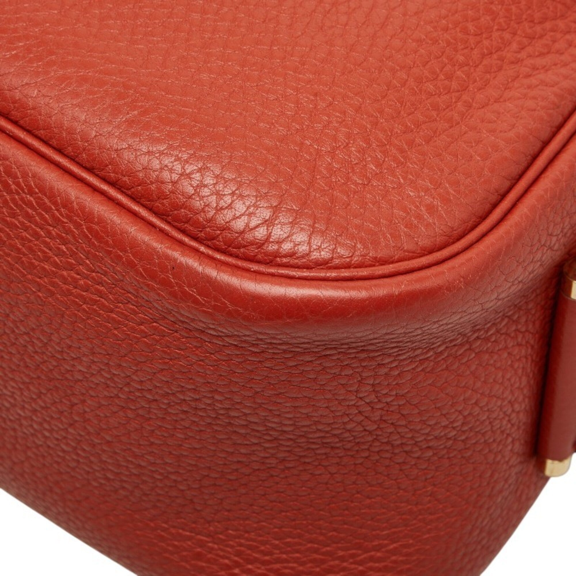 Hermes Orange Rose Jaipur Taurillon Clemence Leather Shoulder Bag (Pre-Owned)