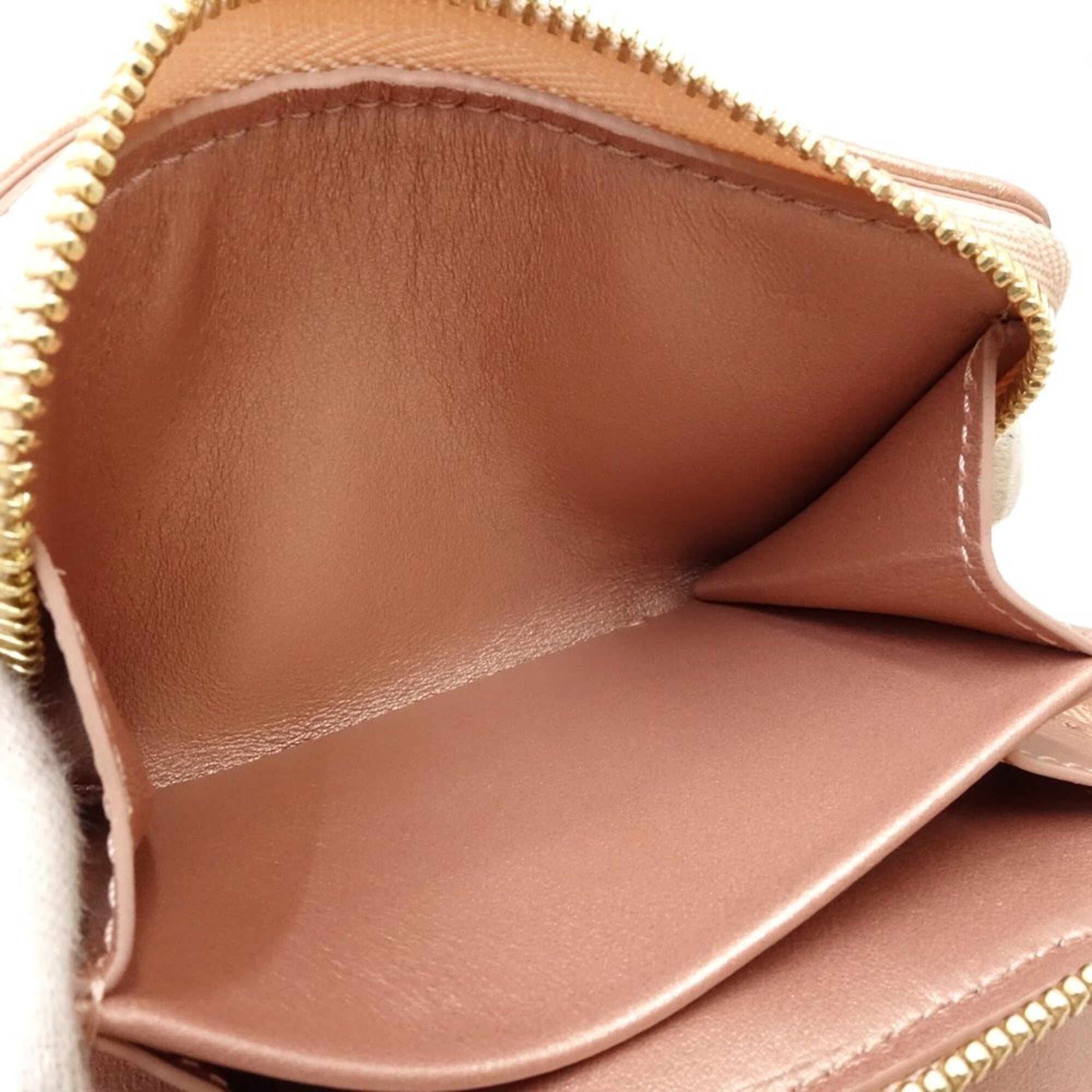 Louis Vuitton Rose Gold Leather Wallet (Bi-Fold) (Pre-Owned)
