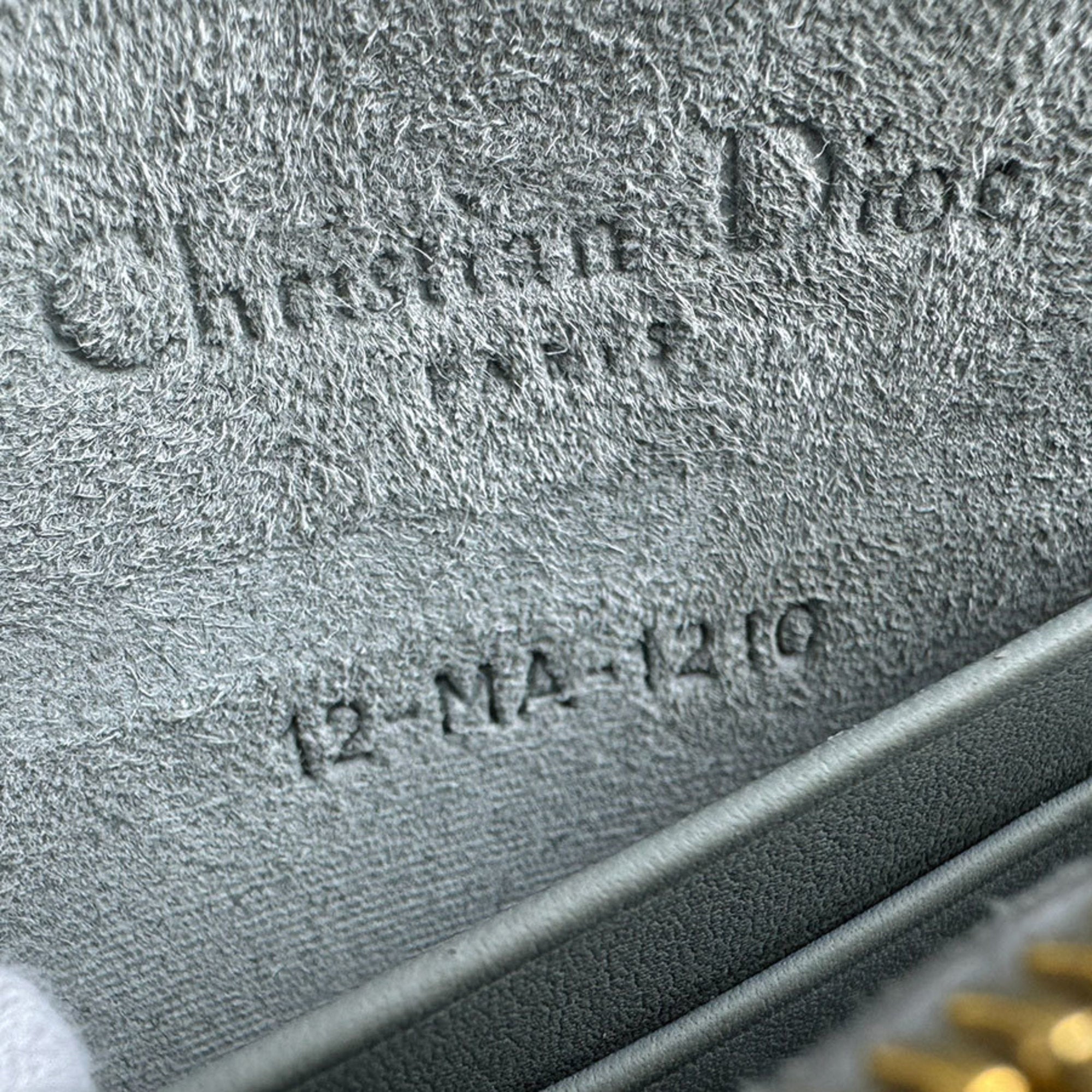 Christian Dior Gray Leather Fanny Pack (Pre-Owned)