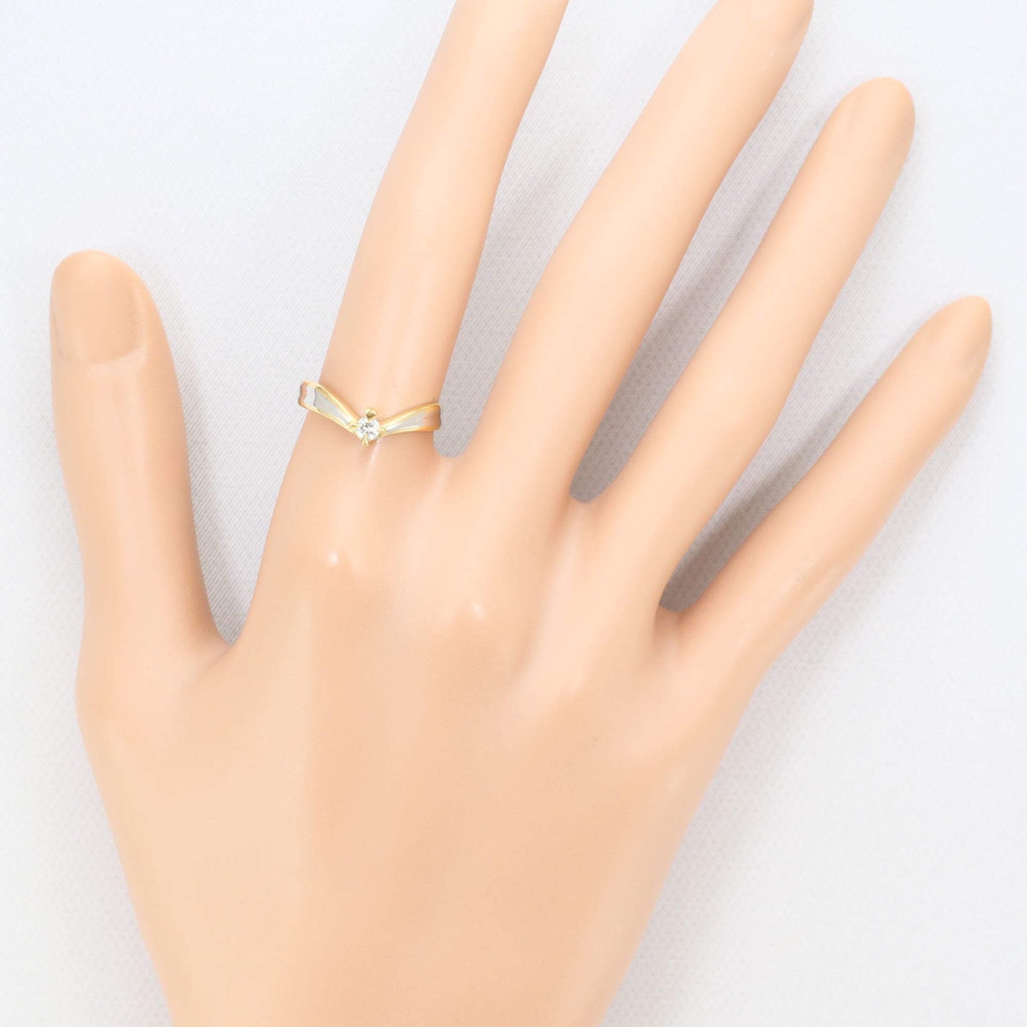 Unbranded Platinum Yellow Gold Yellow Gold (18K) Platinum 900 Band Ring (Pre-Owned)