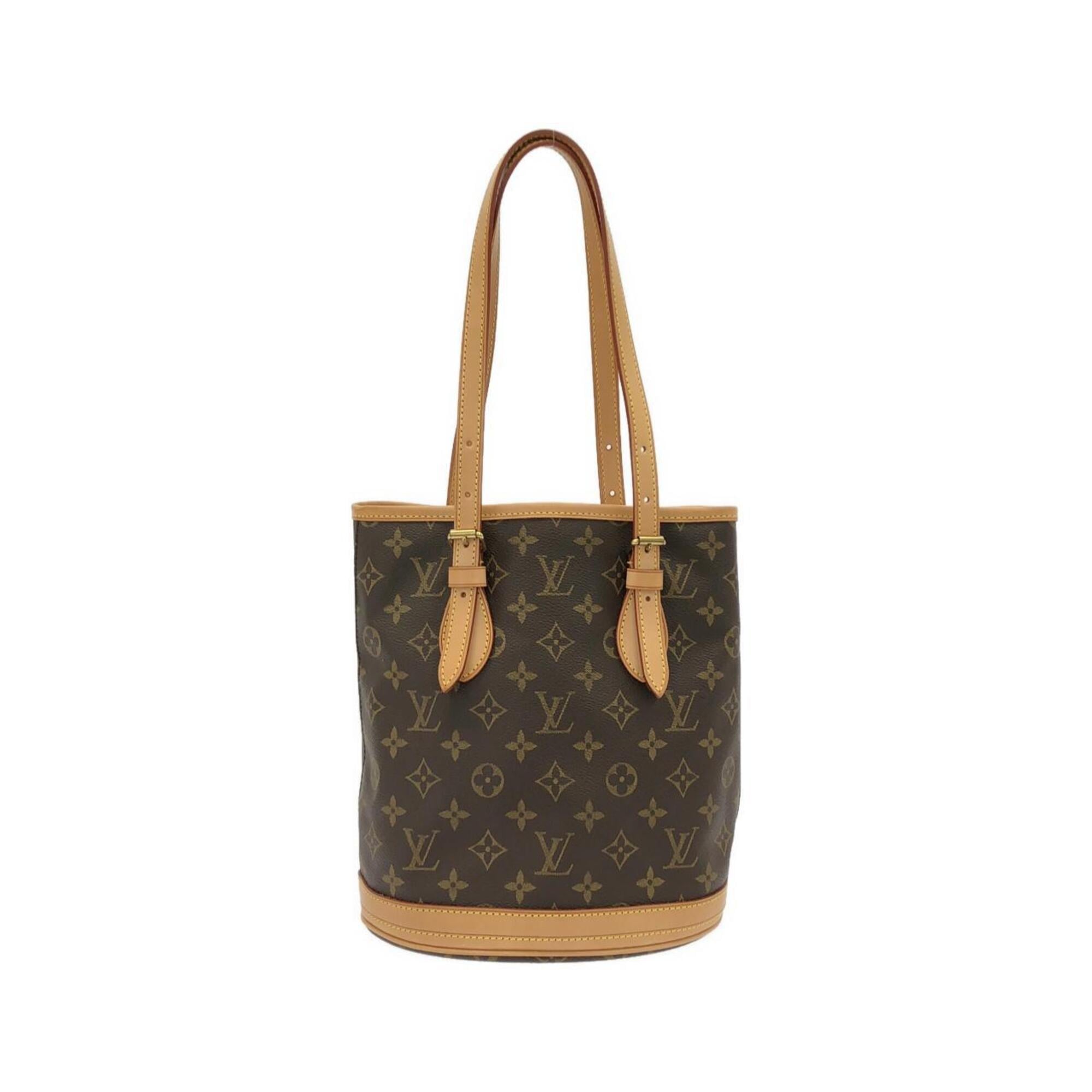 Louis Vuitton Marron Coated Canvas Pouch Shoulder Bag (Pre-Owned)