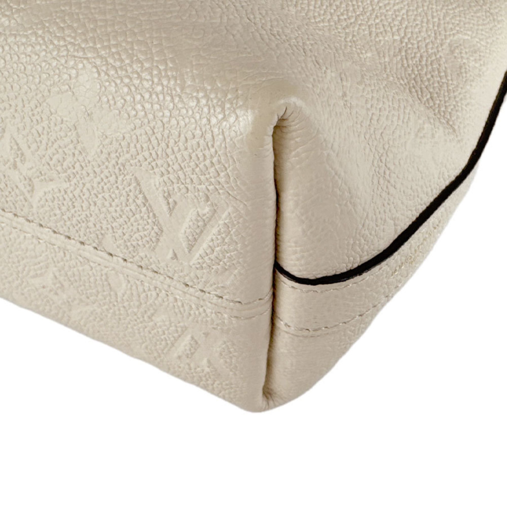 Louis Vuitton Cream Monogram Empreinte Shoulder Bag (Pre-Owned)