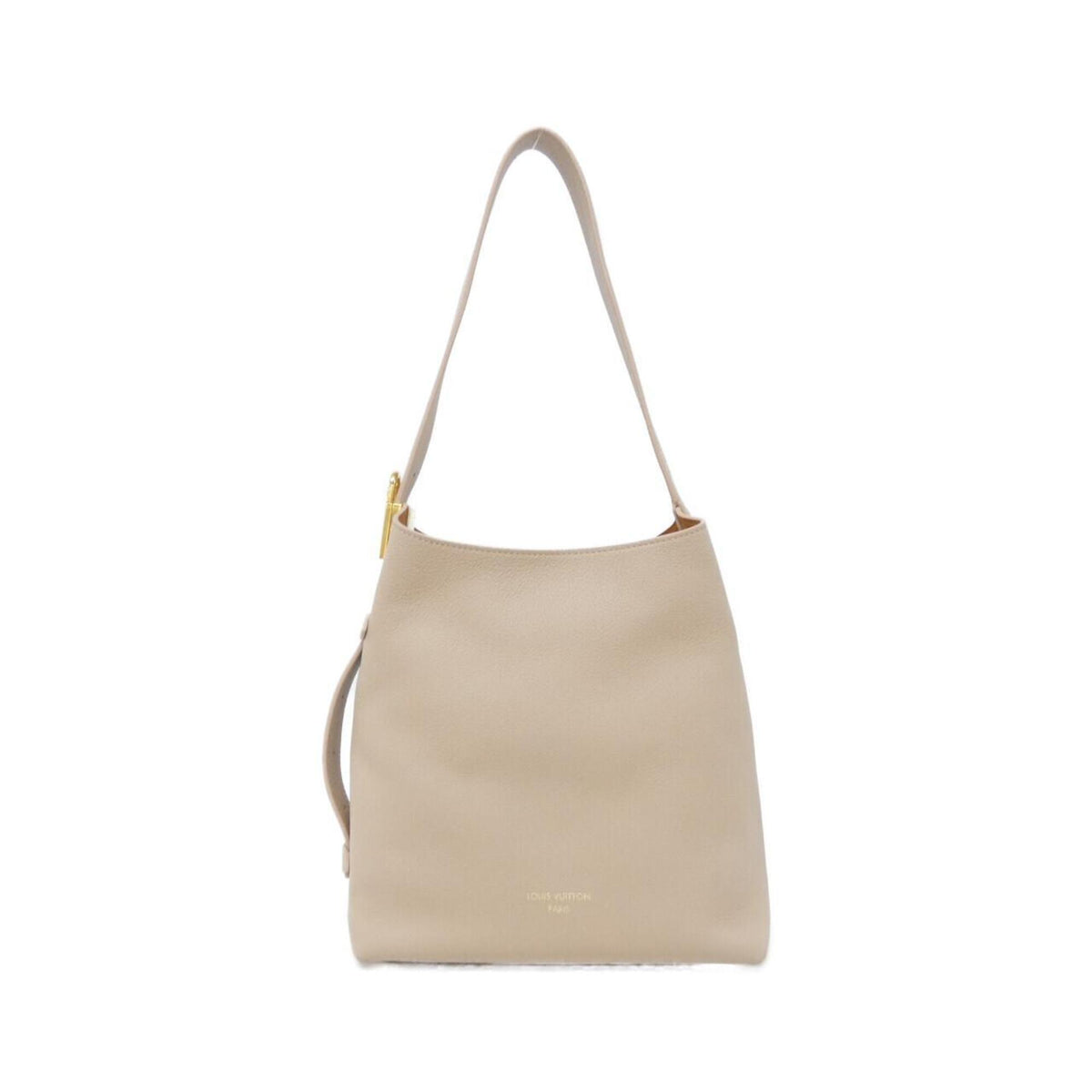 Louis Vuitton Gold Leather Shoulder Bag (Pre-Owned)