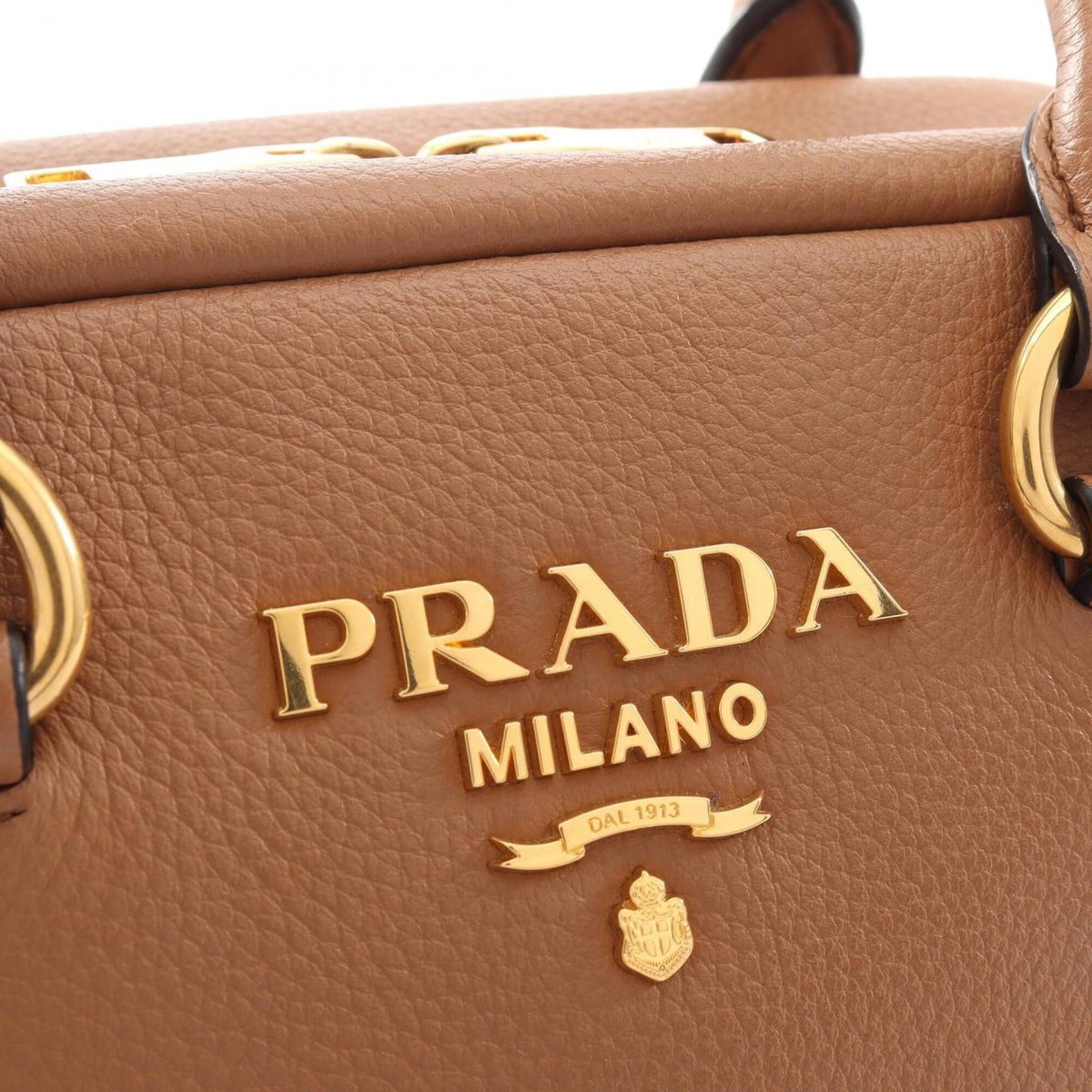 Prada Brown Leather Handbag (Pre-Owned)