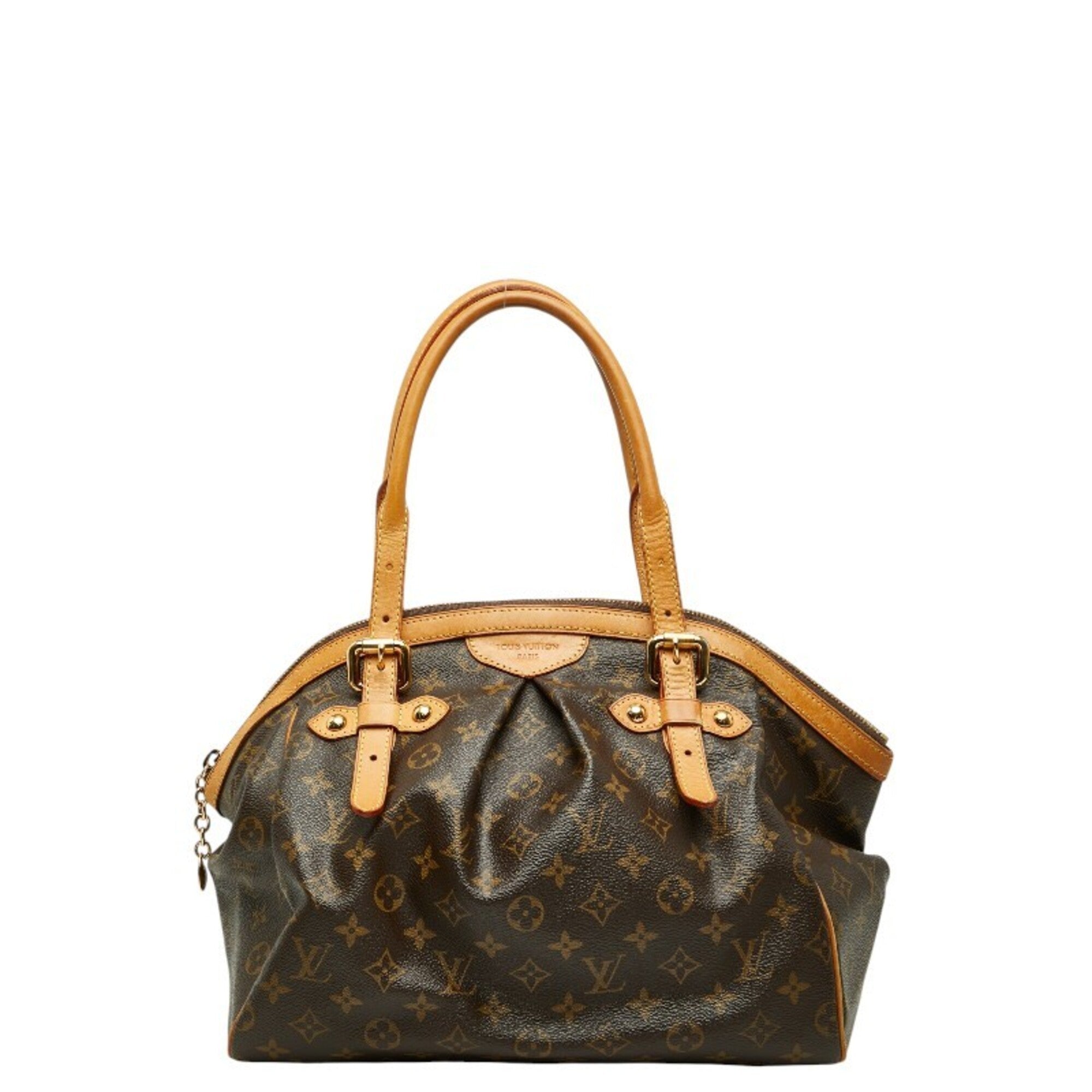 Louis Vuitton Brown Pvc Leather Handbag Shoulder Bag (Pre-Owned)