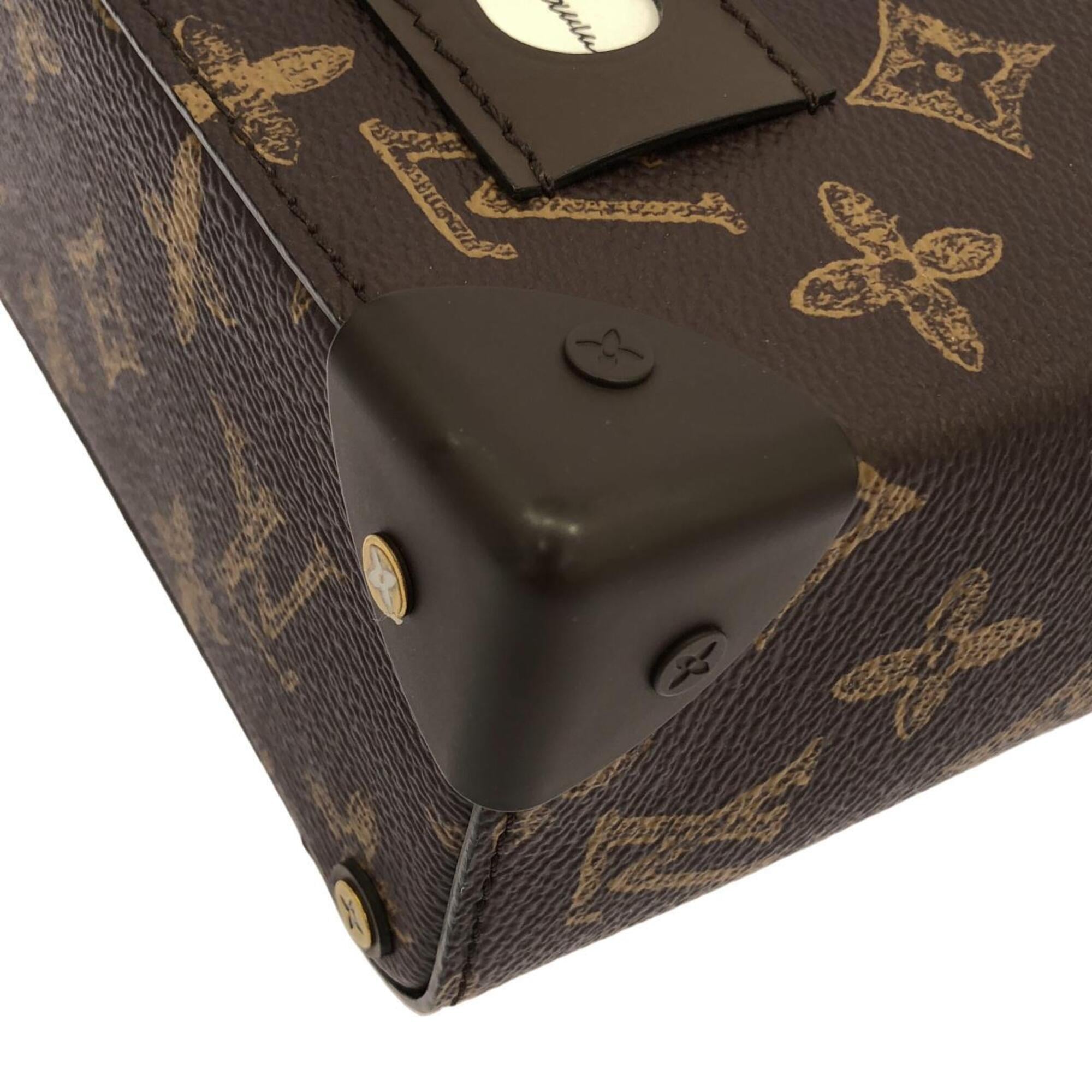 Louis Vuitton Monogram Marron Coated Canvas Handbag (Pre-Owned)
