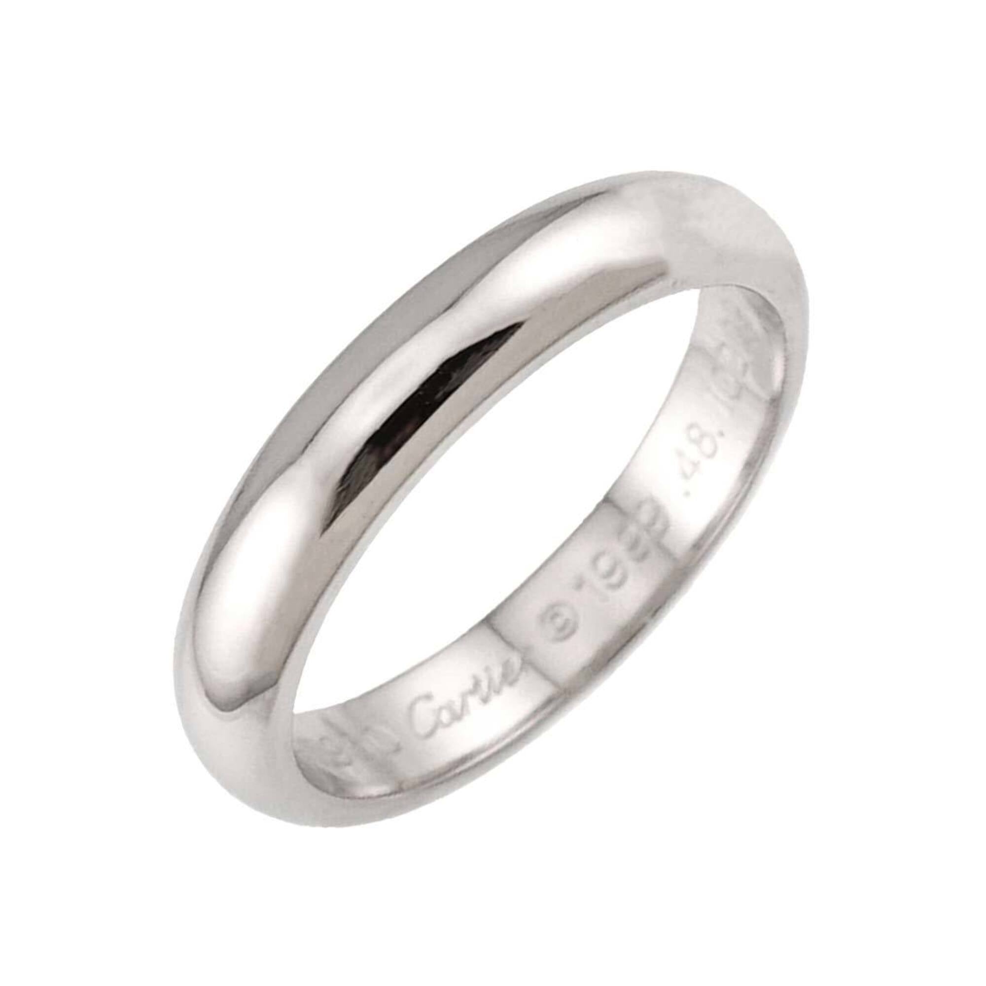 Cartier Platinum 950 Band Ring (Pre-Owned)