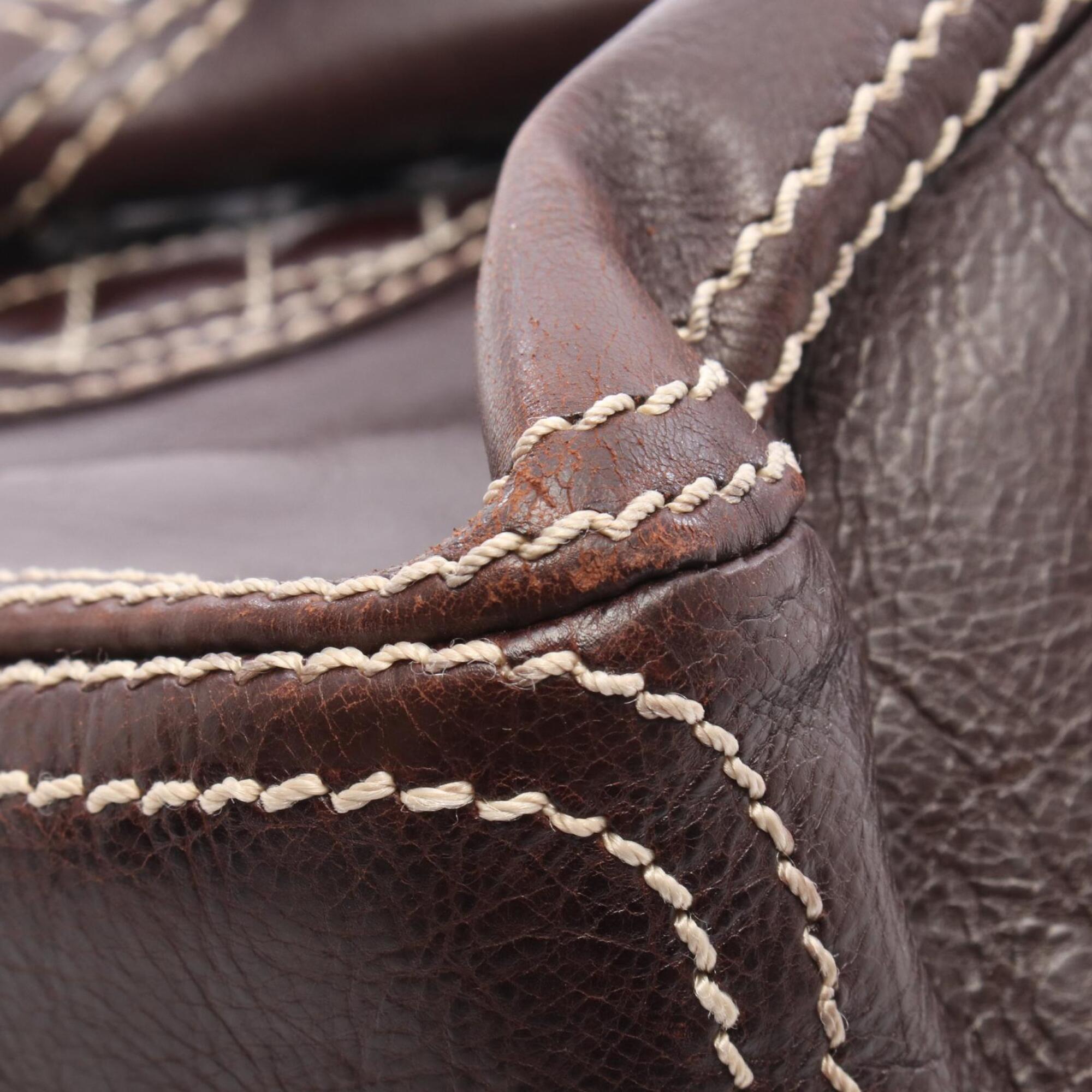 Celine Brown Leather Handbag (Pre-Owned)