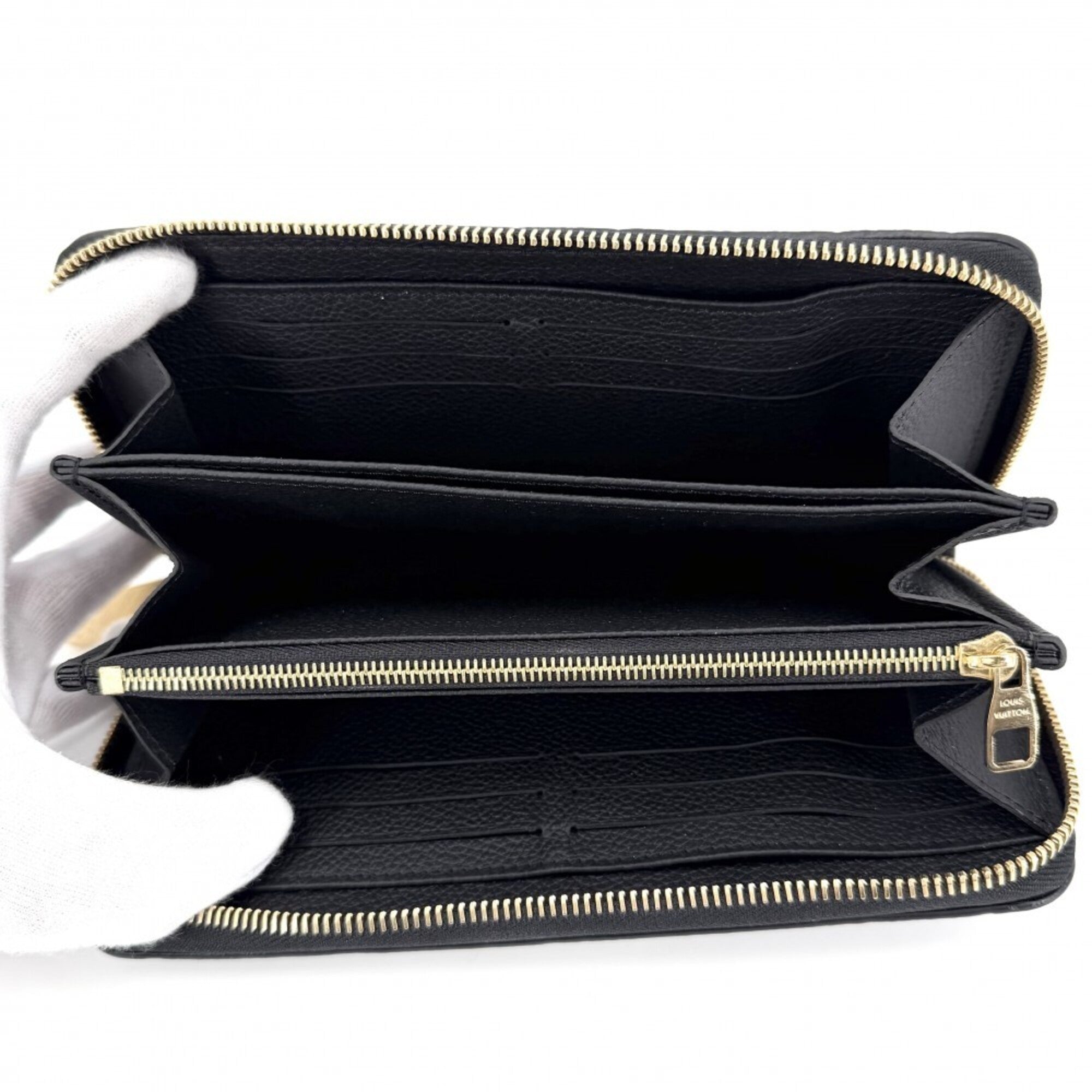 Louis Vuitton Black Multi-Color Monogram Empreinte Long Wallet (Bi-Fold) (Pre-Owned)