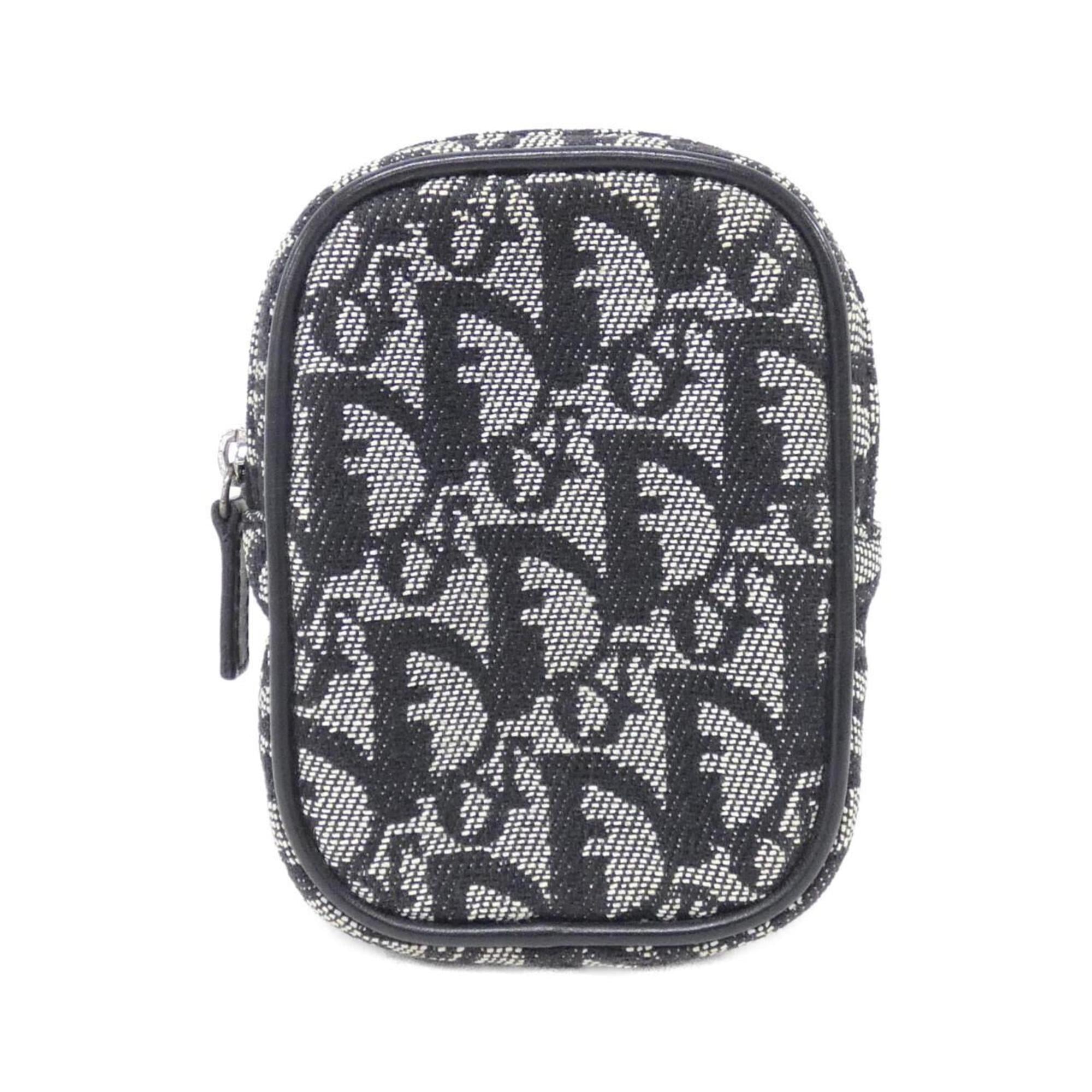 Christian Dior Black Canvas Handbag Pouch (Pre-Owned)